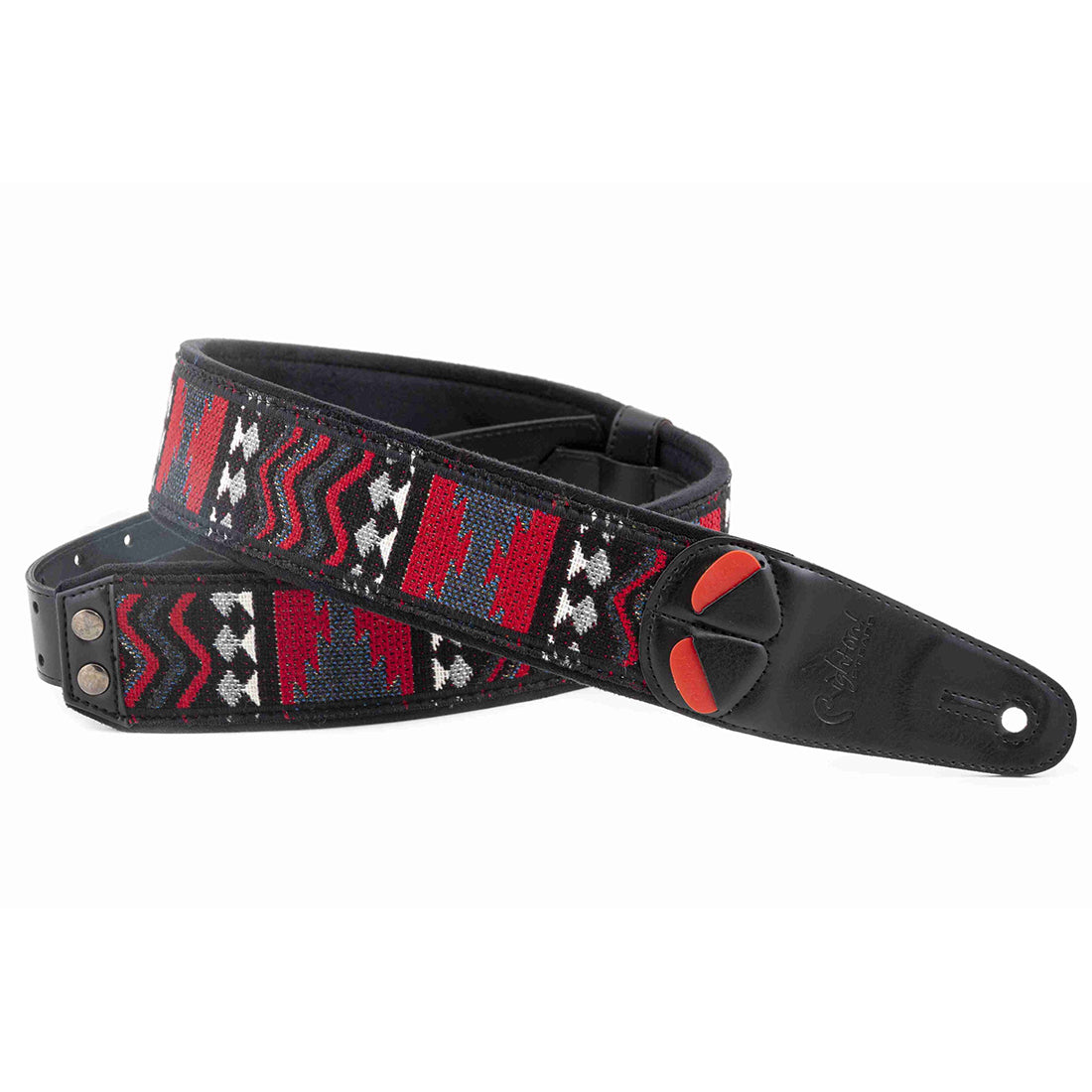 Right On Straps MOJO Azteca Black Guitar Strap