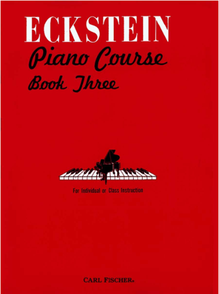 Eckstein Piano Course 3 Piano Book