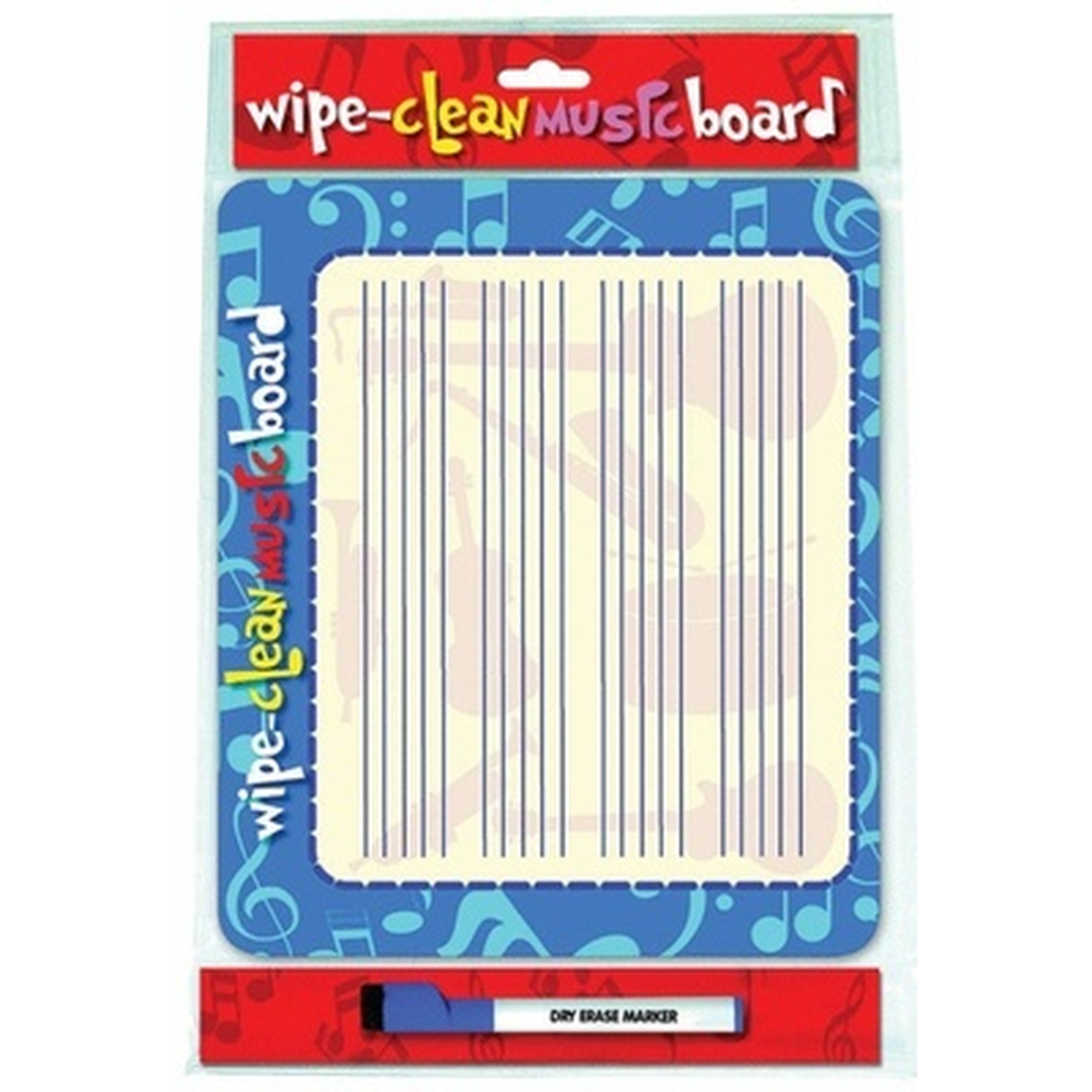 Wipe Clean Music Board/Pen Landscape