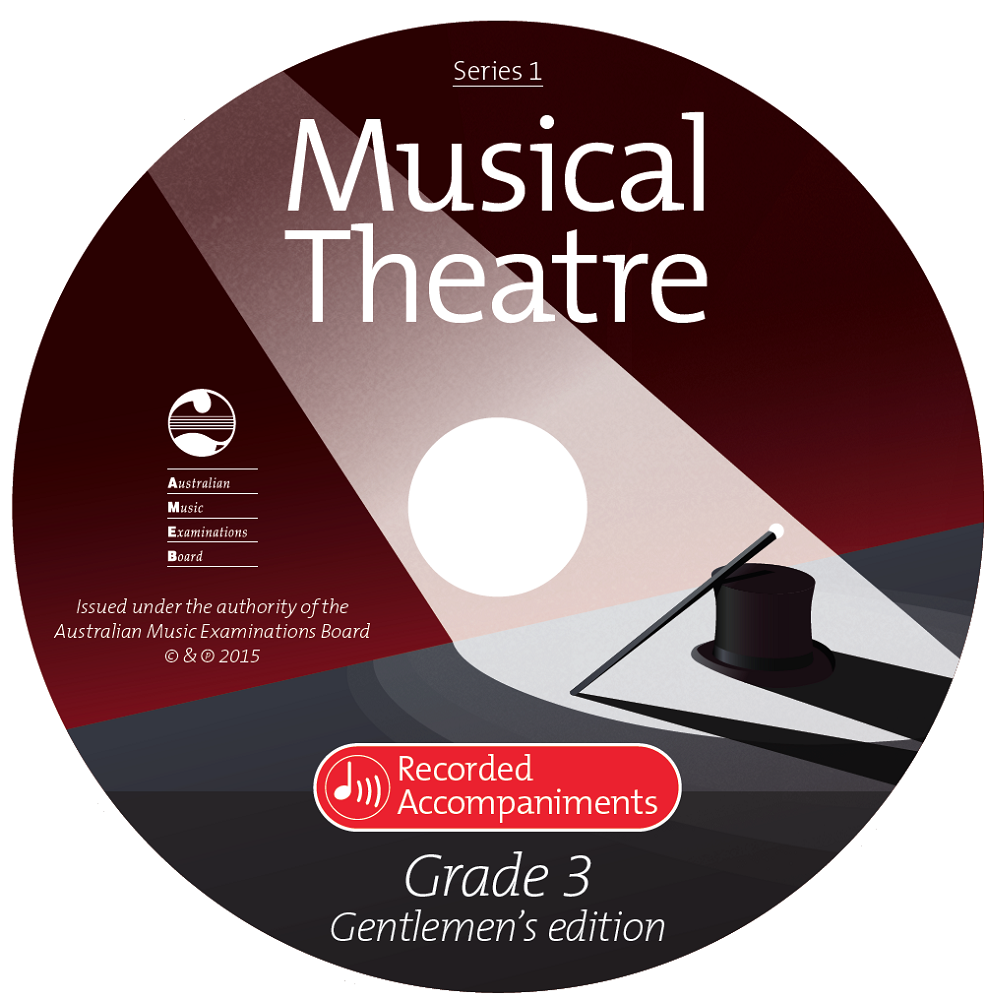 Ameb Musical Theatre Series 1 Grade 3 Mens Accompaniment CD