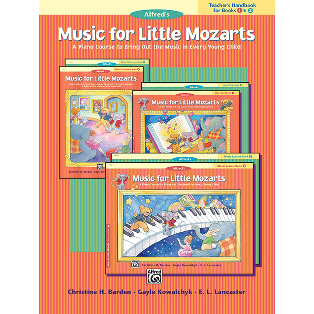 Alfred Music For Little Mozart 1&2 Piano Book