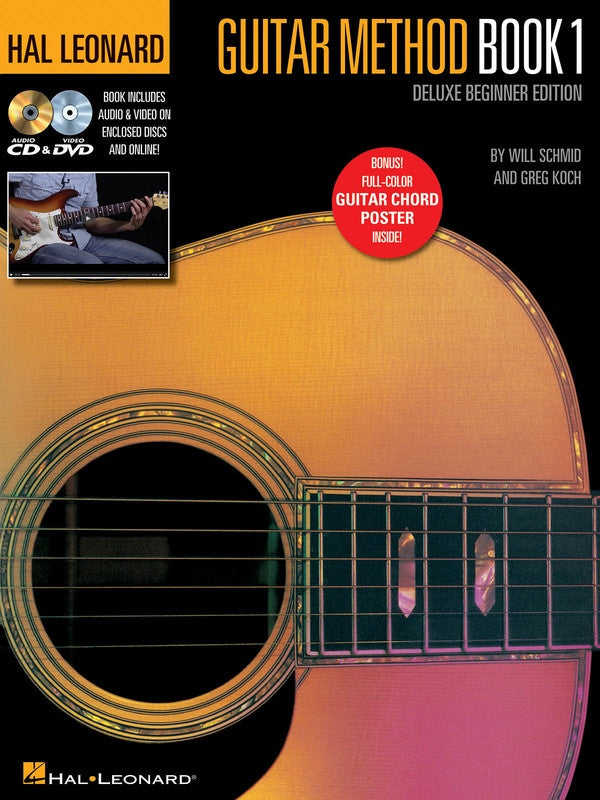 Hal Leonard Guitar Book 1 Deluxe Edition Book and CD