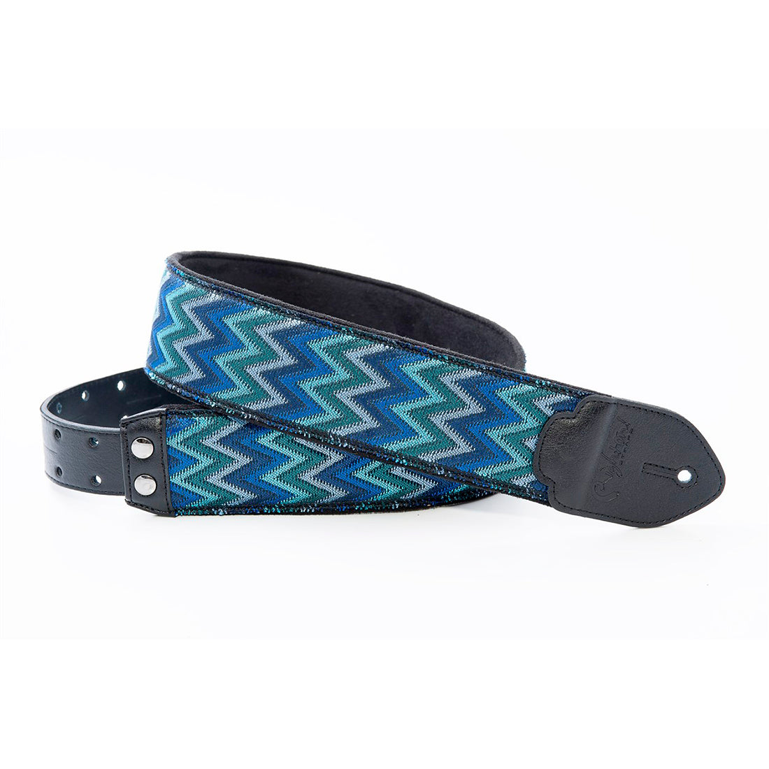 Right On Straps FUNKY Lima Blue Guitar Strap