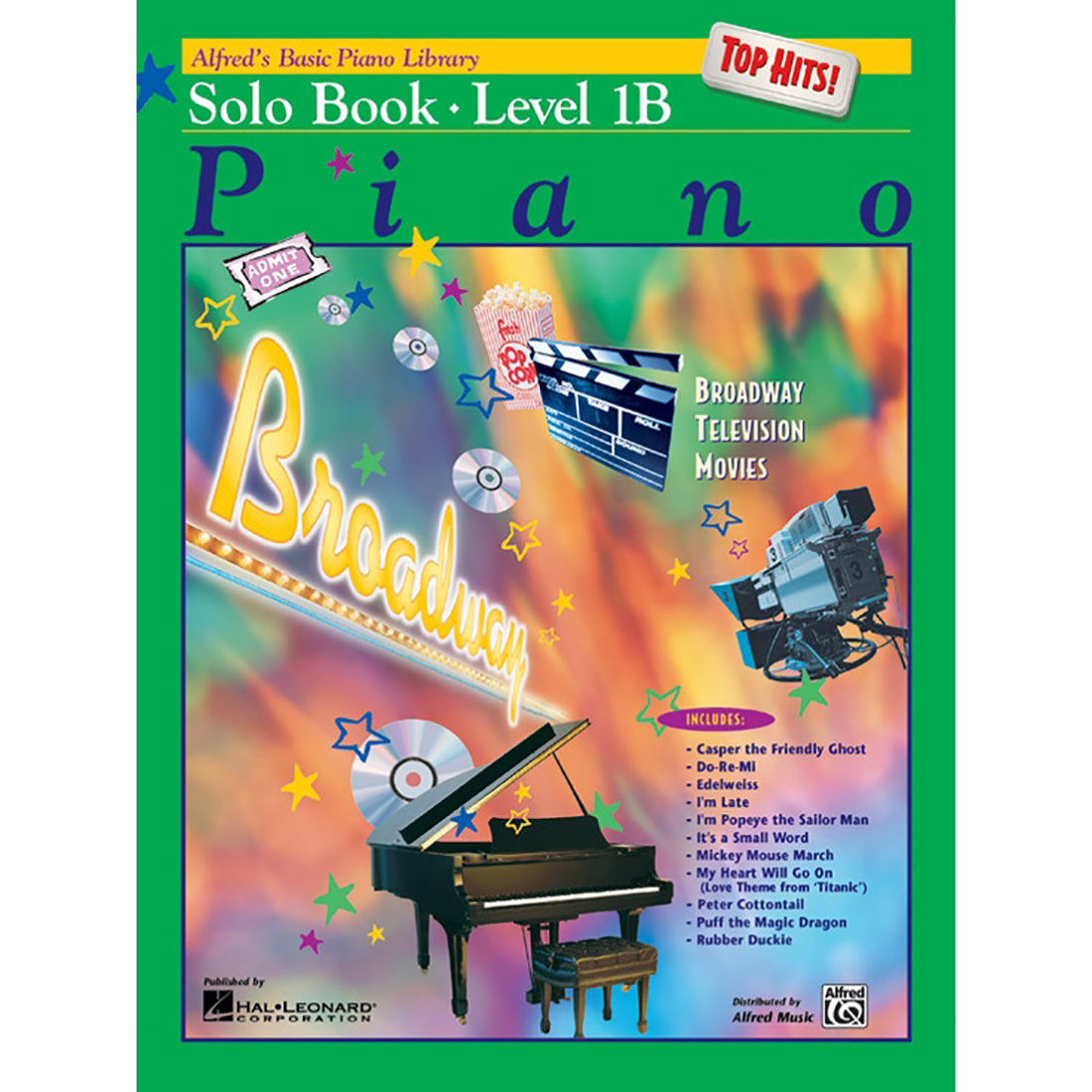 Alfred's Basic Piano Library Top Hits! Solo Level 1B