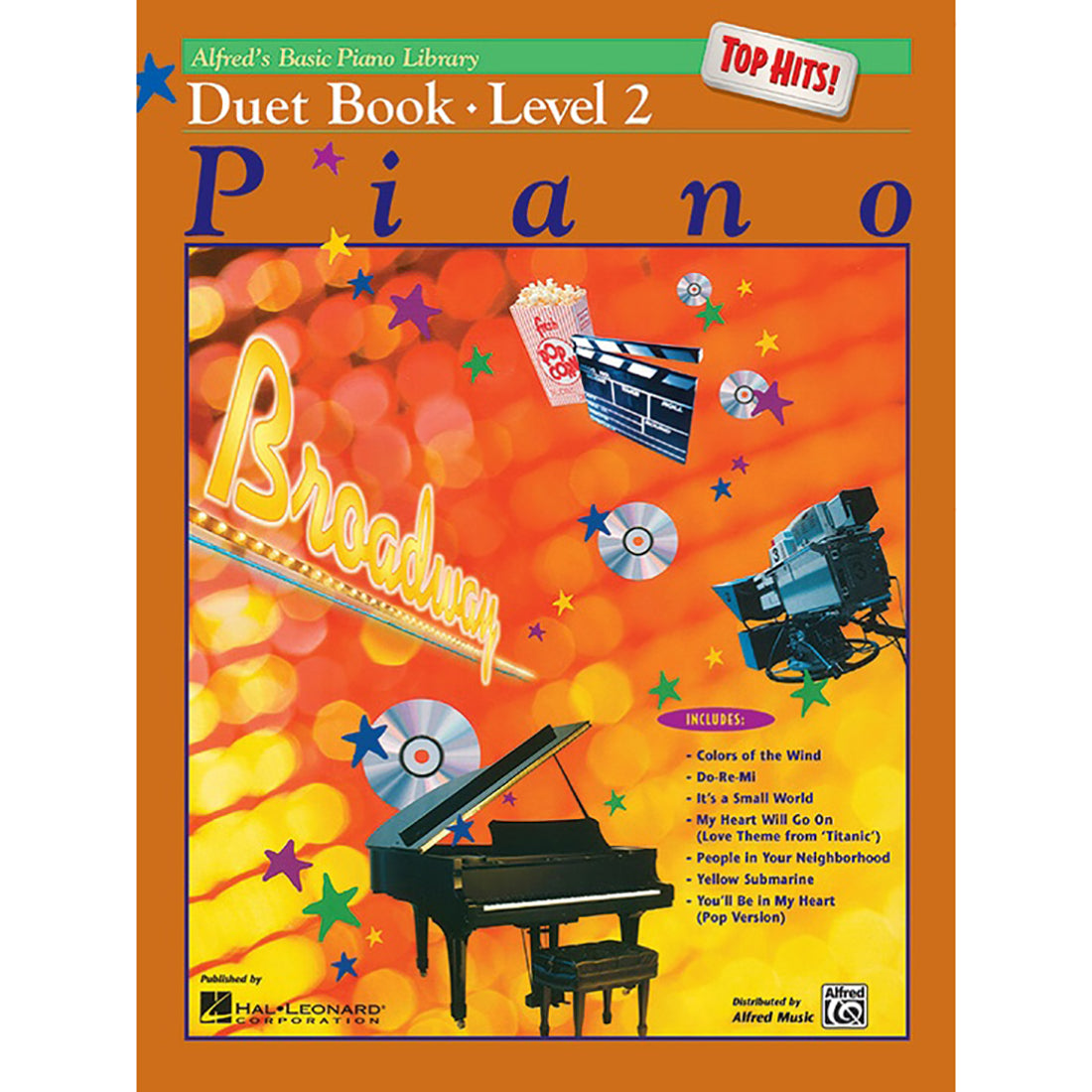 Alfred Top Hits Duet Level 2 Piano Book