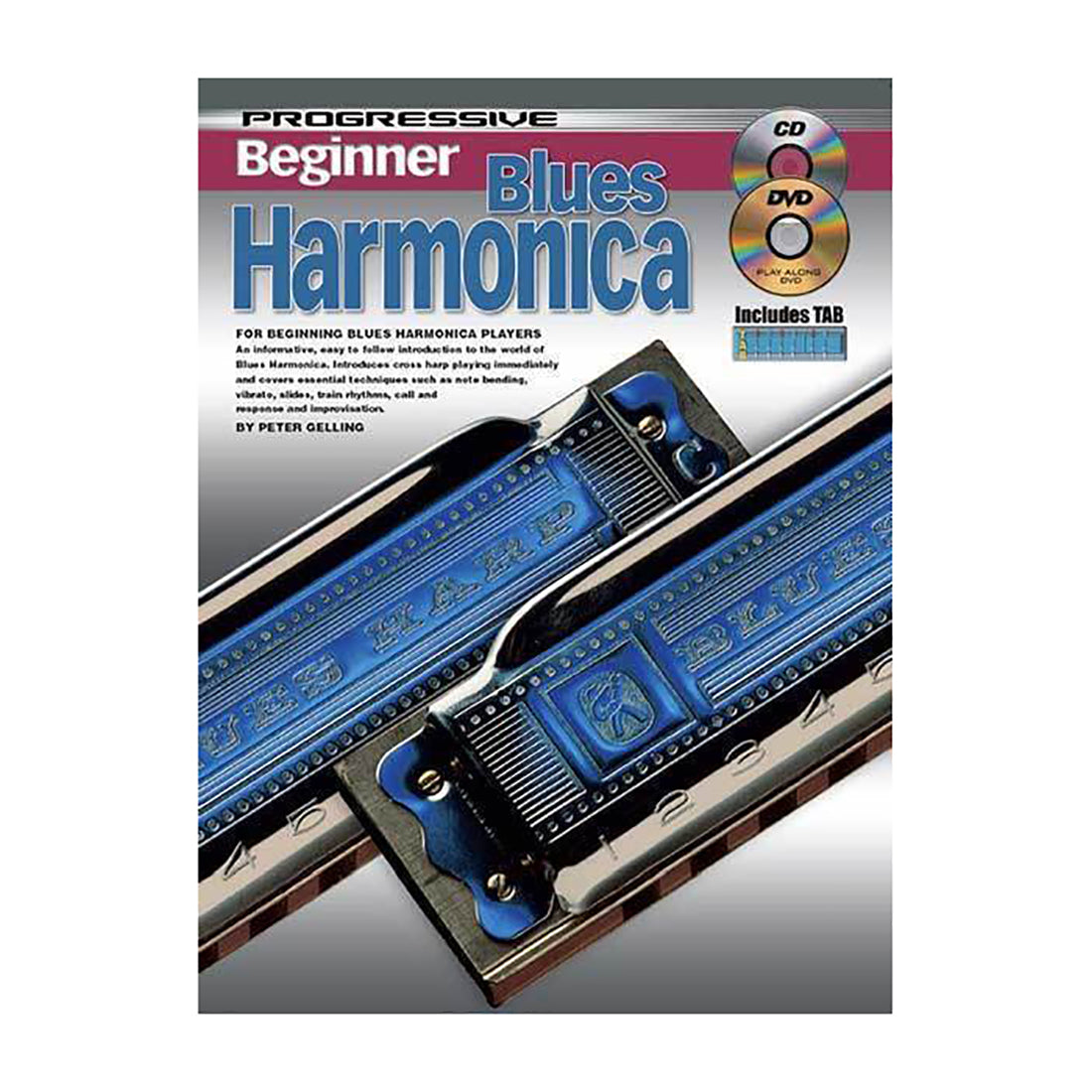 Progressive Blues Harmonica For Beginners Book