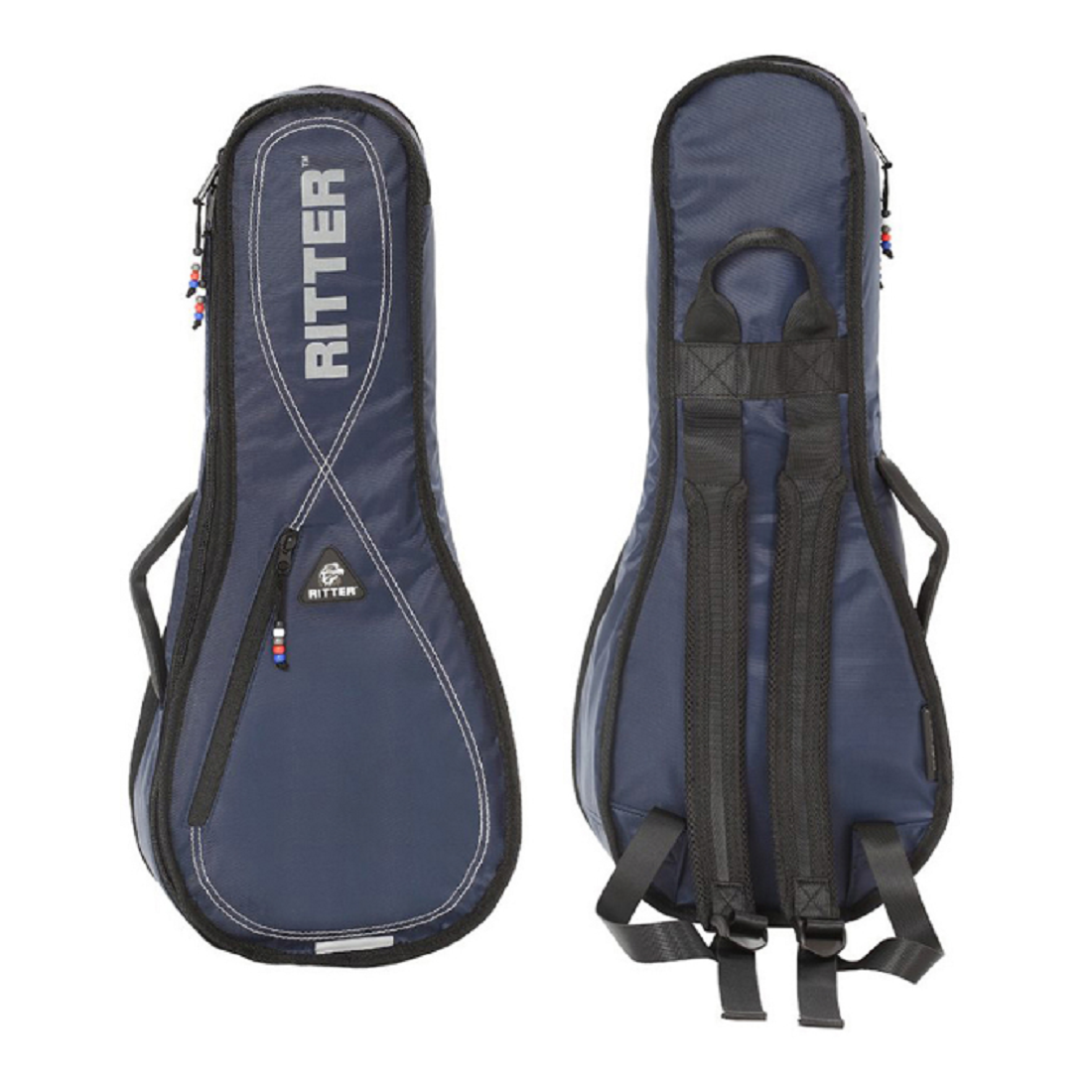 Ritter RGP2-U/BLW Navy-Light Grey-White Soprano Ukulele Bag