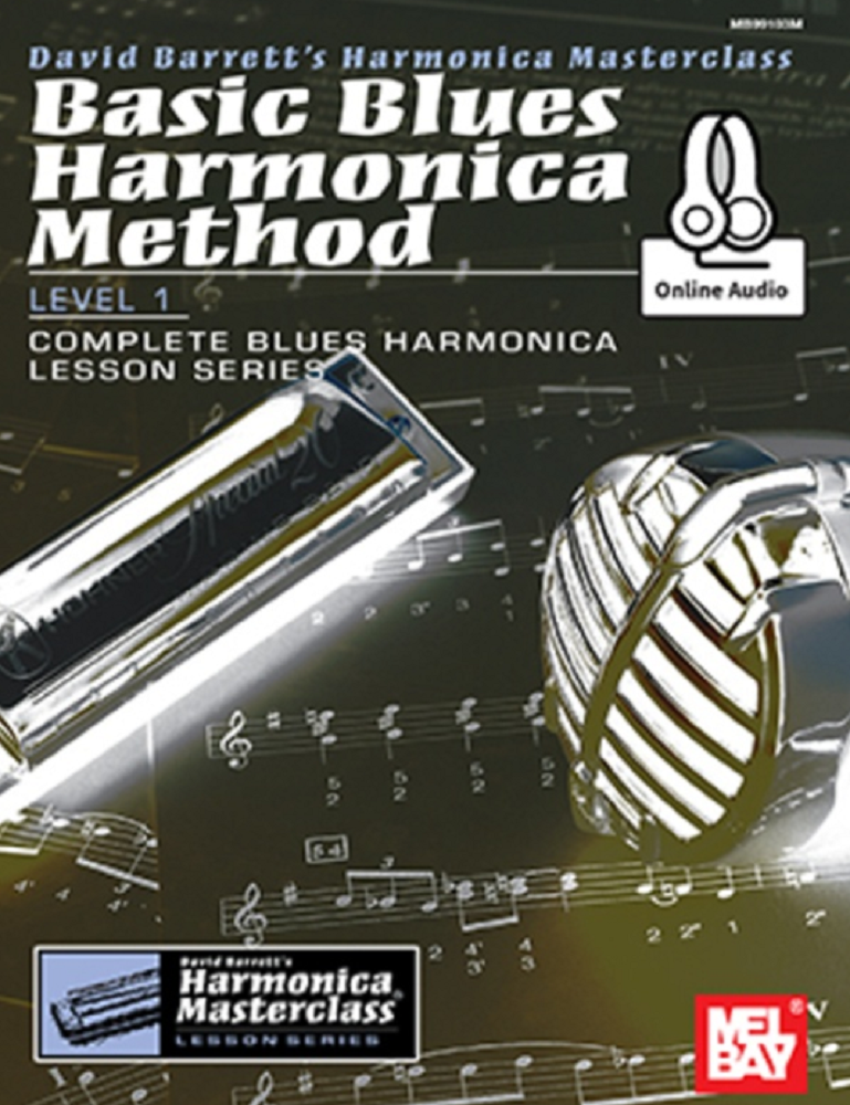 Basic Blues Harmonica Method Level 1 Book and Online Audio