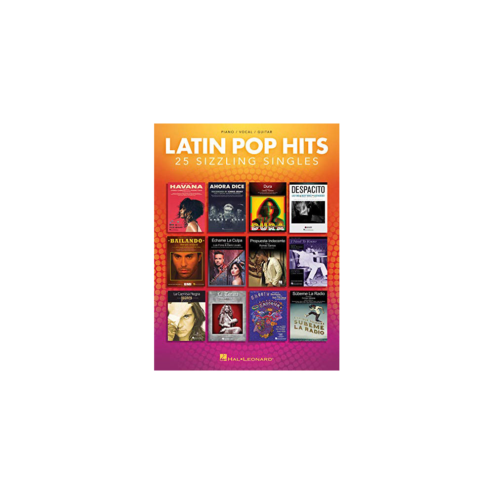 25 Sizzling Singles Latin Pop Hits Book