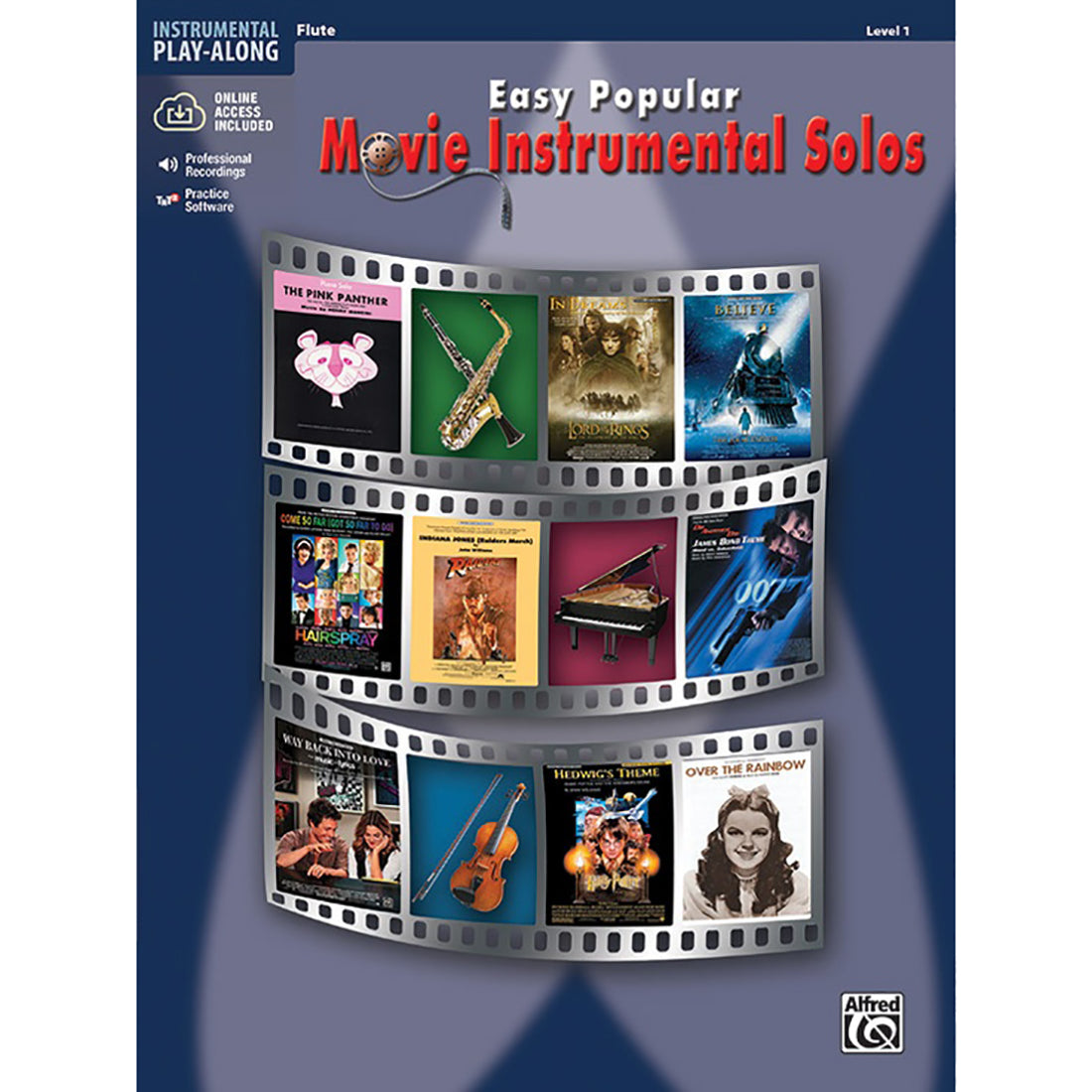 Easy Popular Movie Instrumental Solos Flute Book