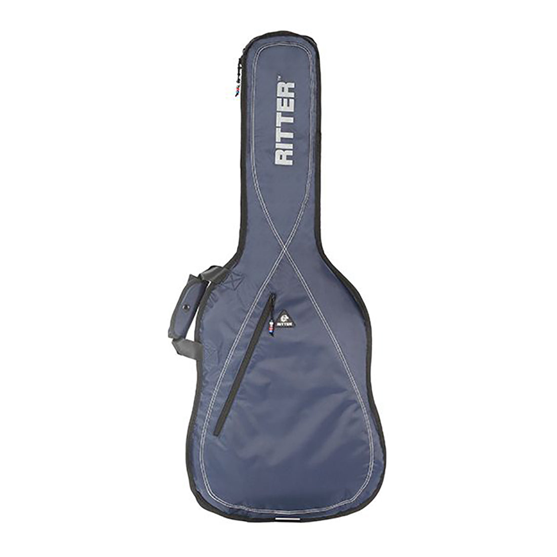 Borsa per chitarra elettrica Ritter RGP2-E/BLW blu navy-grigio chiaro-bianco 