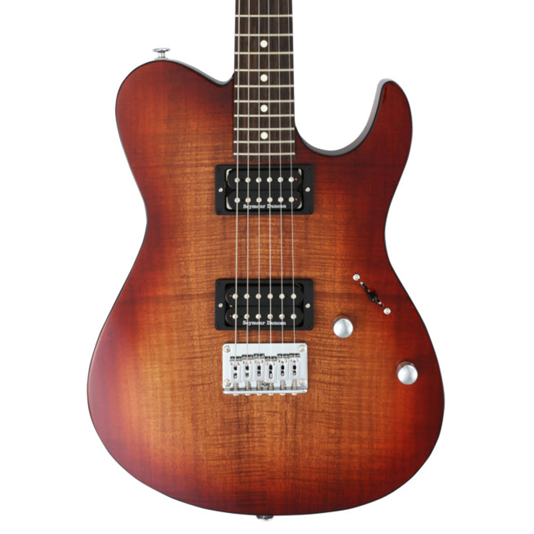 Chitarra elettrica FGN JIL2EW2R/KNB Iliad Koa Natural Burst con custodia morbida