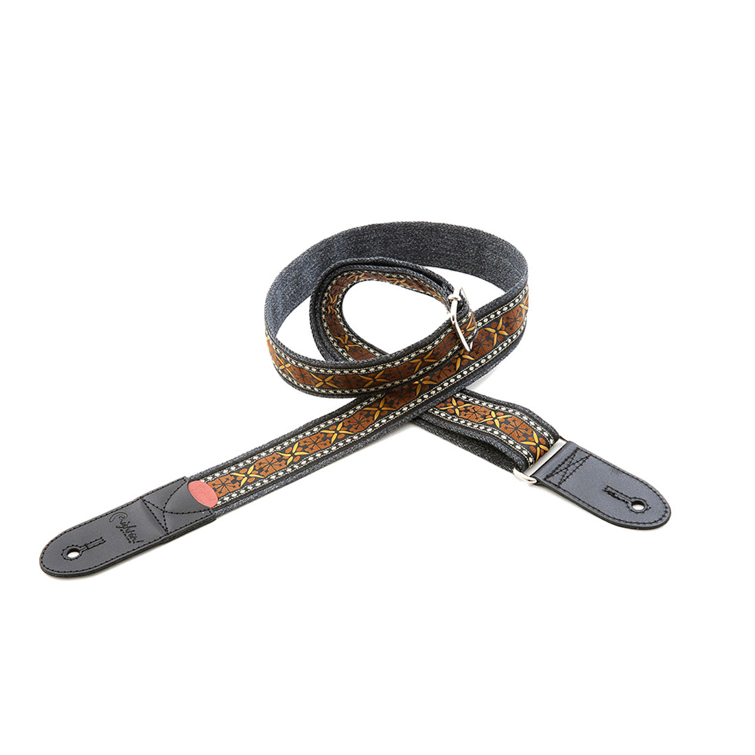 Right On Straps ROADRUNNER Rider Brown Guitar Strap