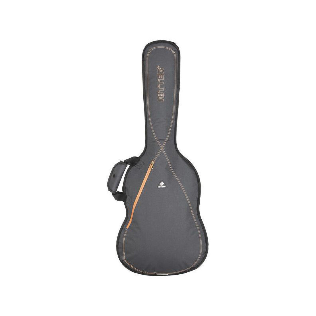 Ritter RGS-E/MGB Misty Grey - Custodia per chitarra elettrica in pelle marrone 