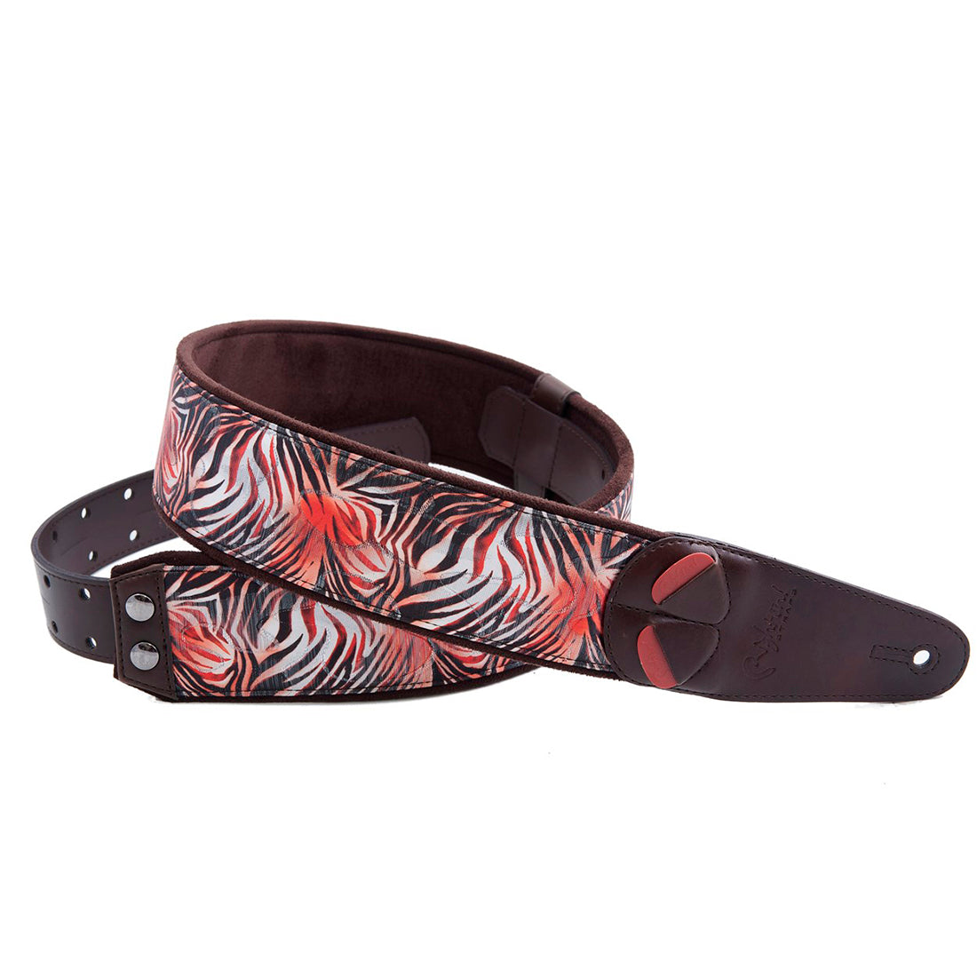 Right On Straps MOJO Jungle Orange Guitar Strap CLEARANCE 25% OFF