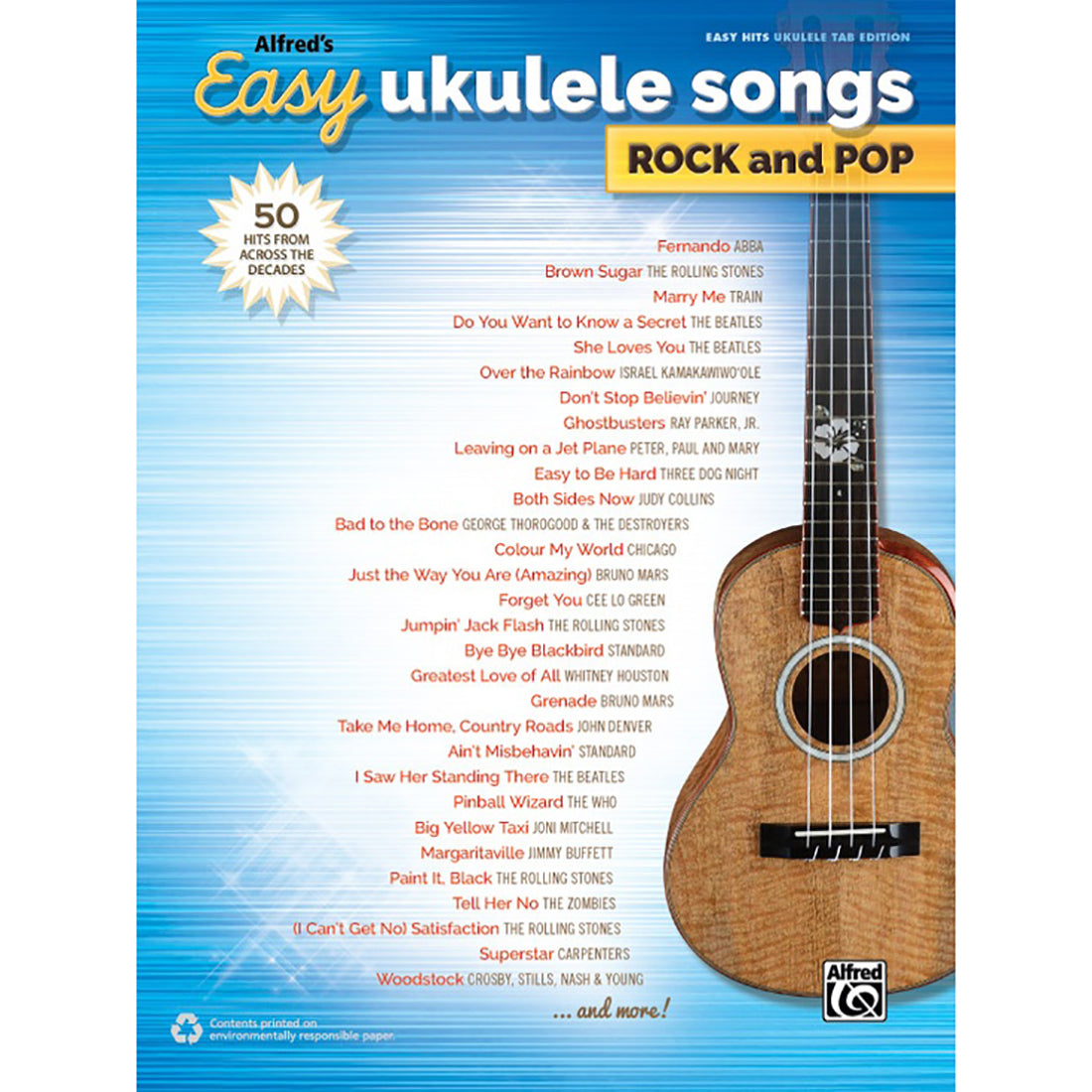 Easy Songs For Ukulele Book