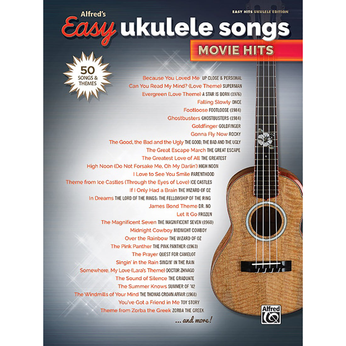 Alfred's Easy Ukulele Songs Movie Hits Book