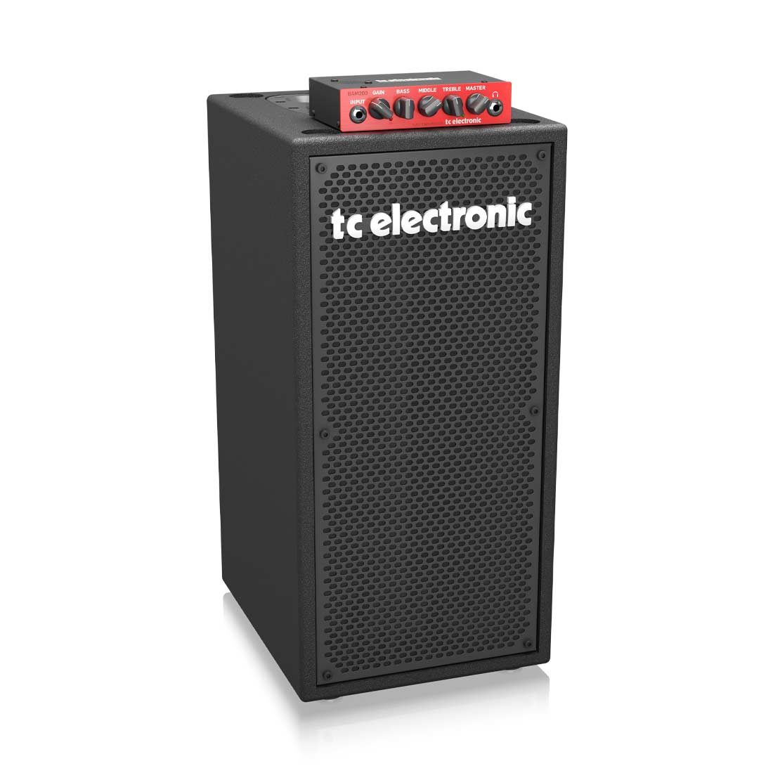 TC Electronic BC208 Vertical 200 Watt 2 x 8 Mobile basso portatile con suono superiore 