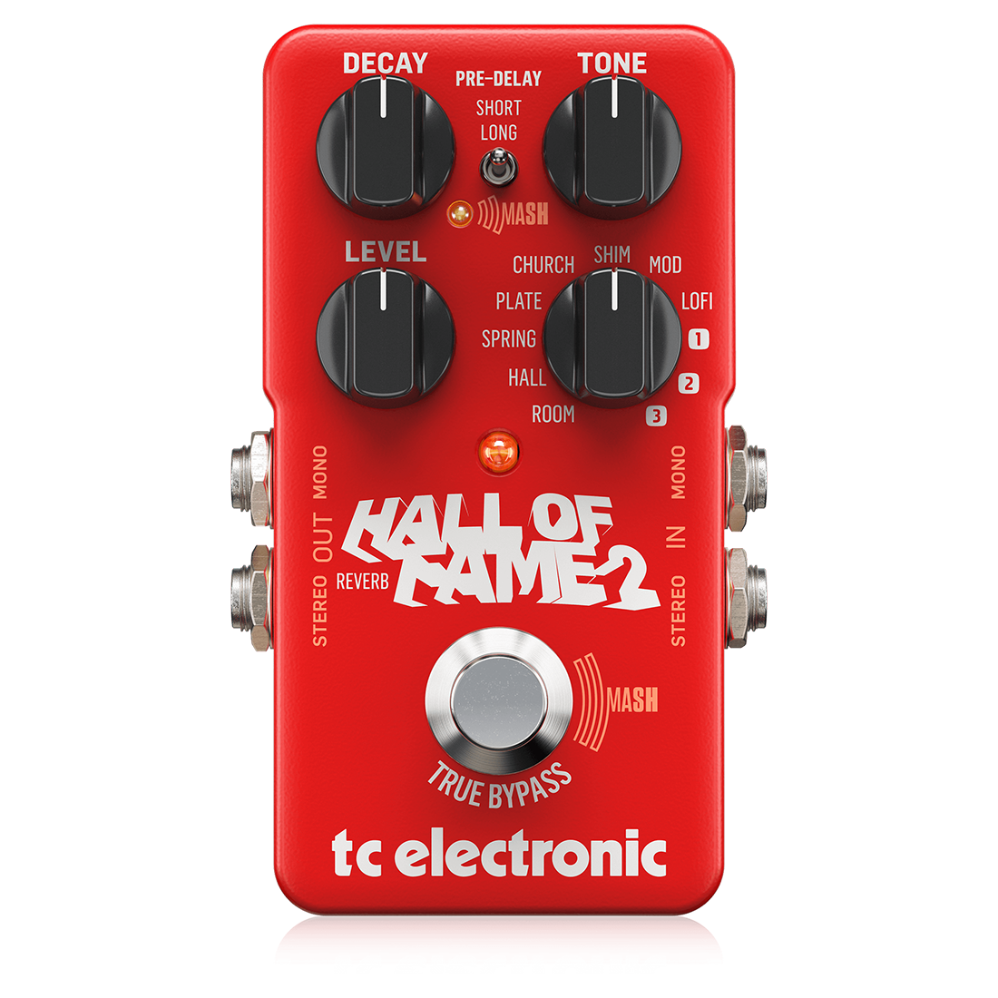 TC Electronic Hall Of Fame 2 Reverb Pedal with Expression Pedal and Reverb Octave Shifter