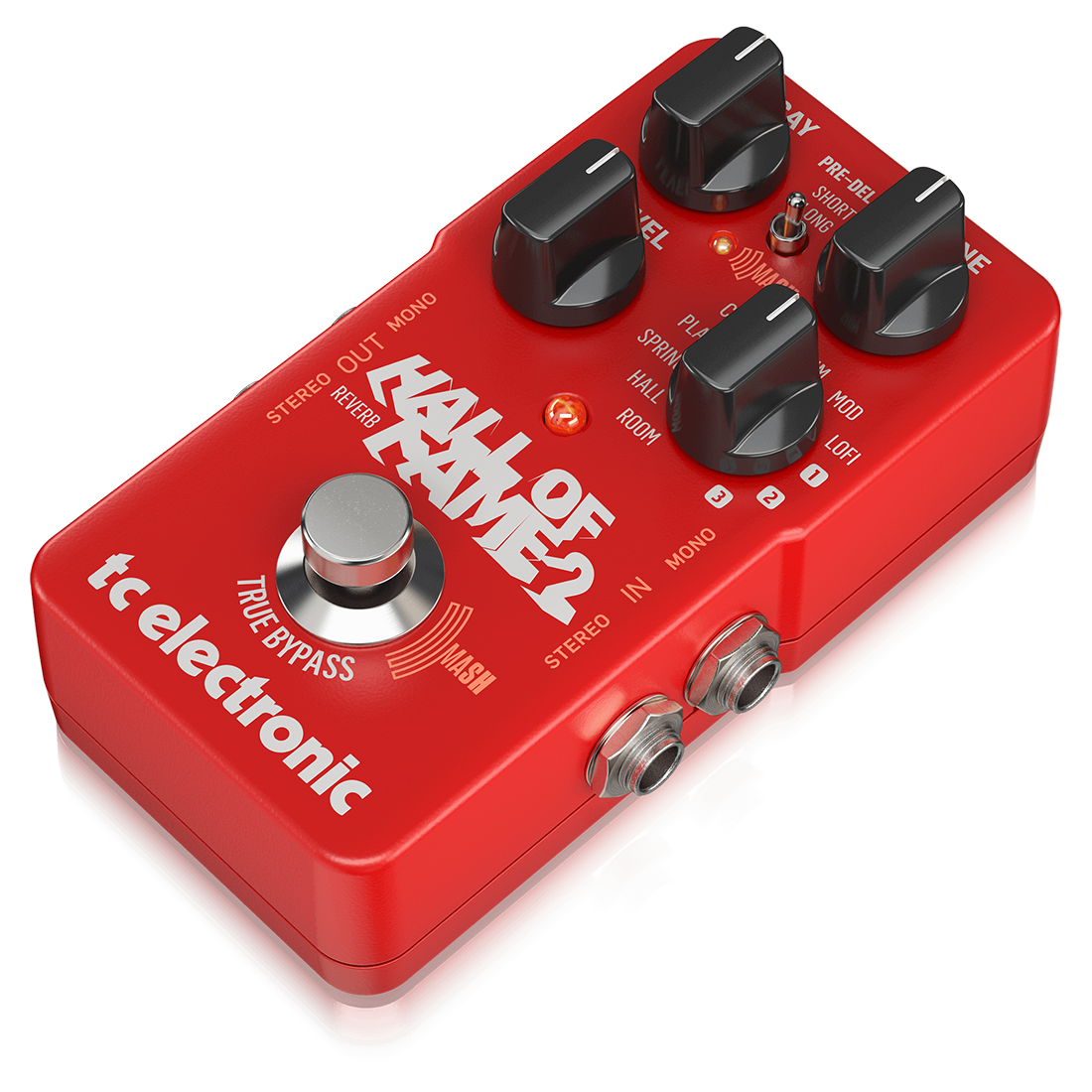 TC Electronic Hall Of Fame 2 Reverb Pedal with Expression Pedal and Reverb Octave Shifter