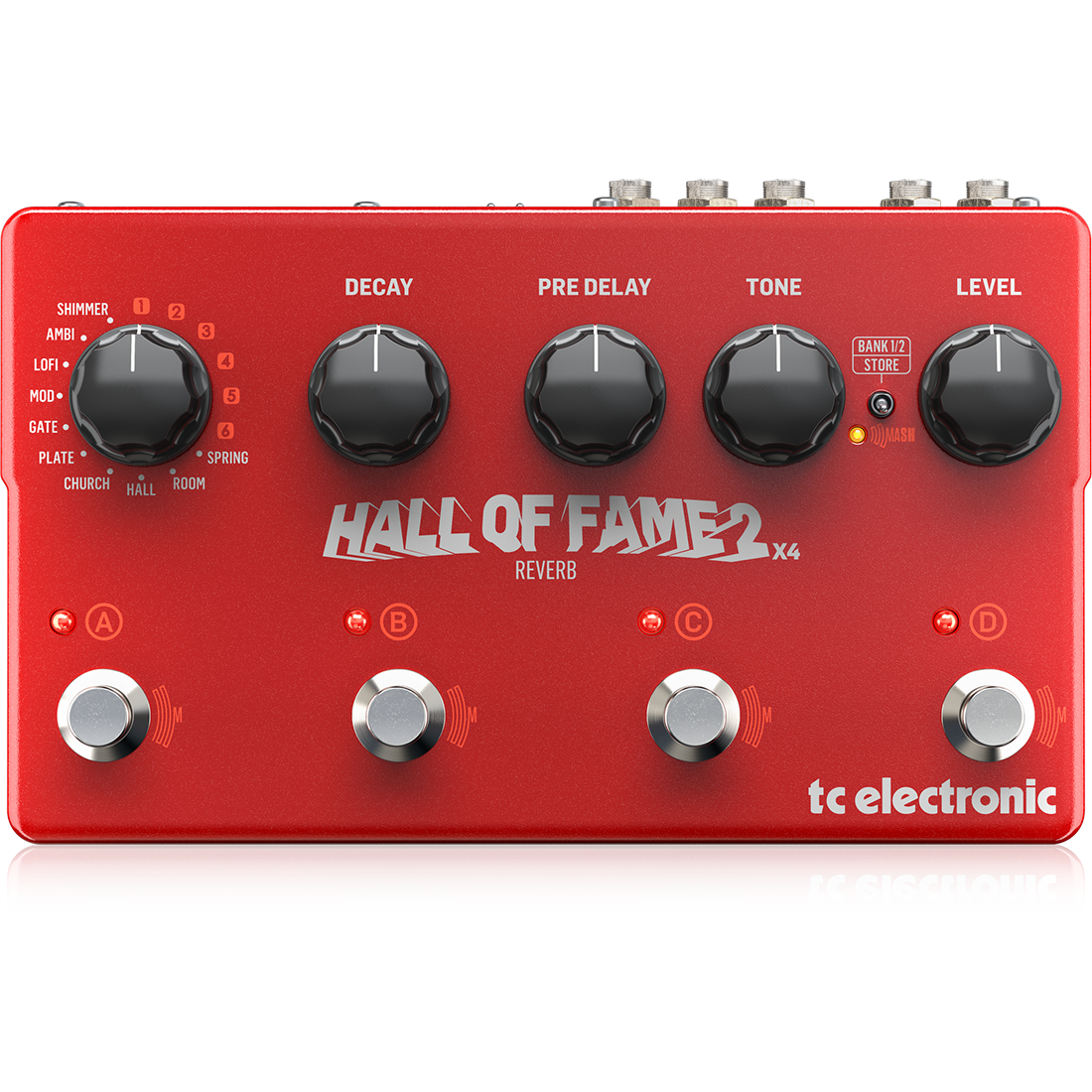 TC Electronic Hall of Fame 2 X4 Reverb Acclaimed Reverb Pedal