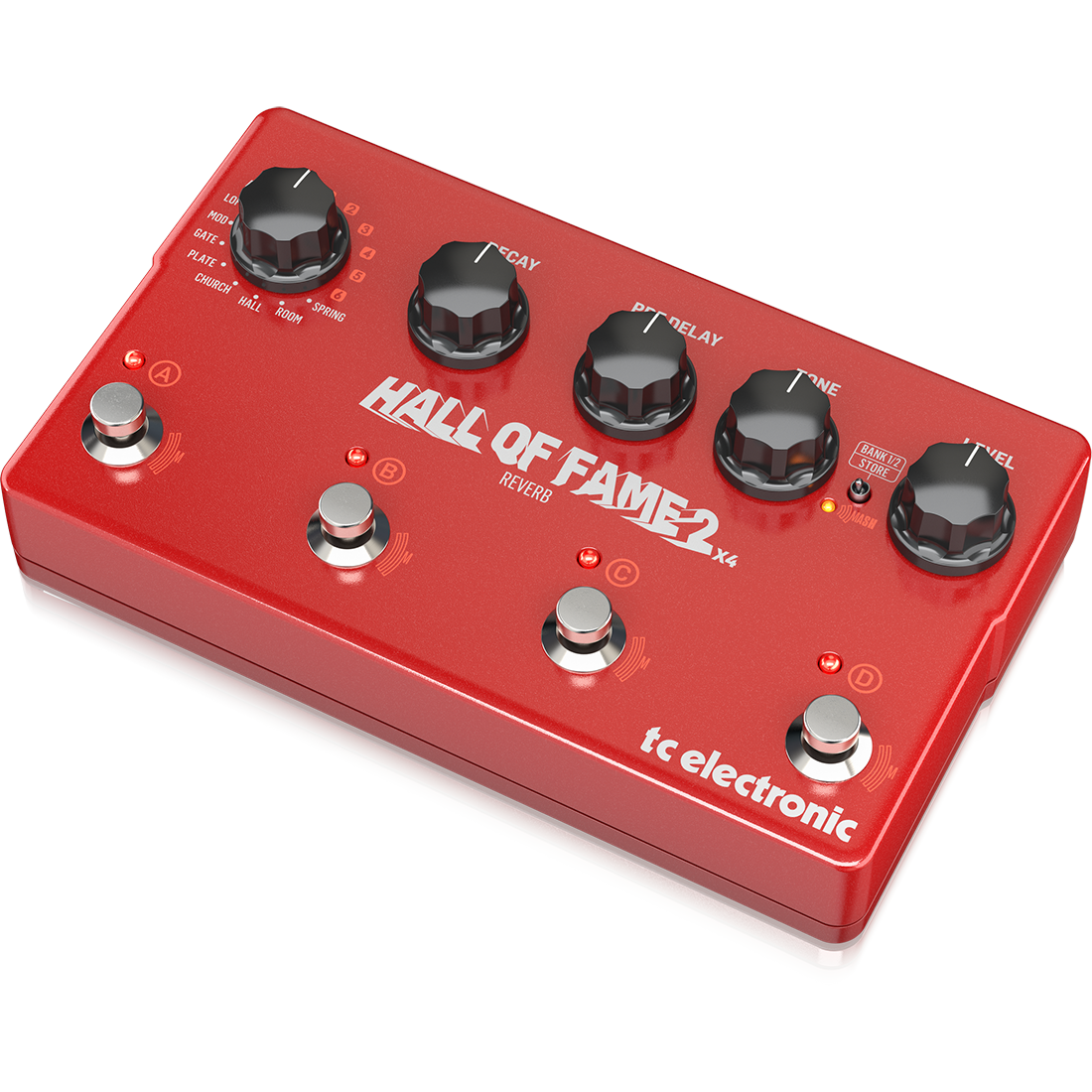 TC Electronic Hall of Fame 2 X4 Reverb Acclaimed Reverb Pedal