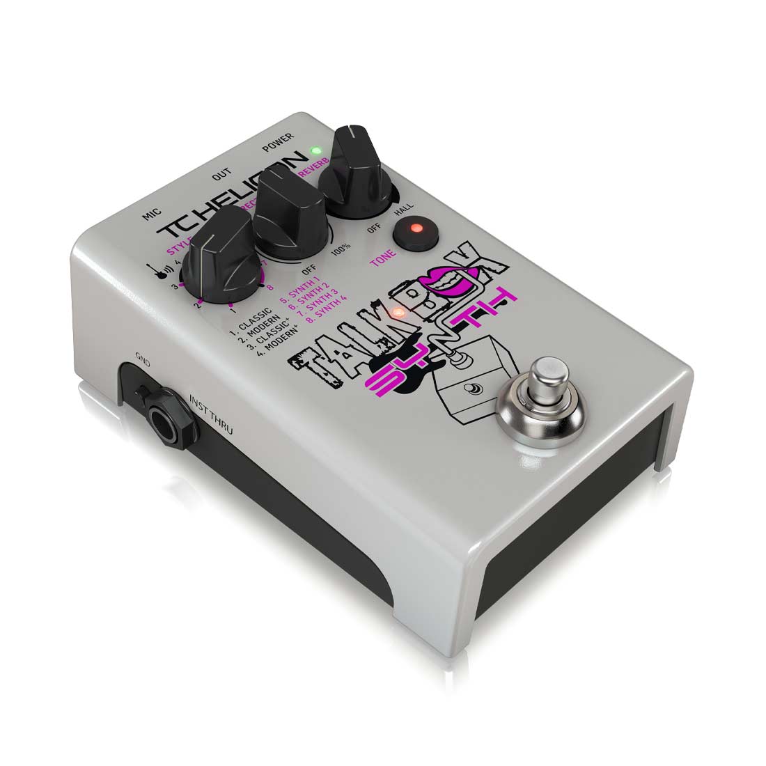 TC Helicon Talkbox Synth Studio-Quality Stompbox per effetti per chitarra e lucidatura del tono vocale 