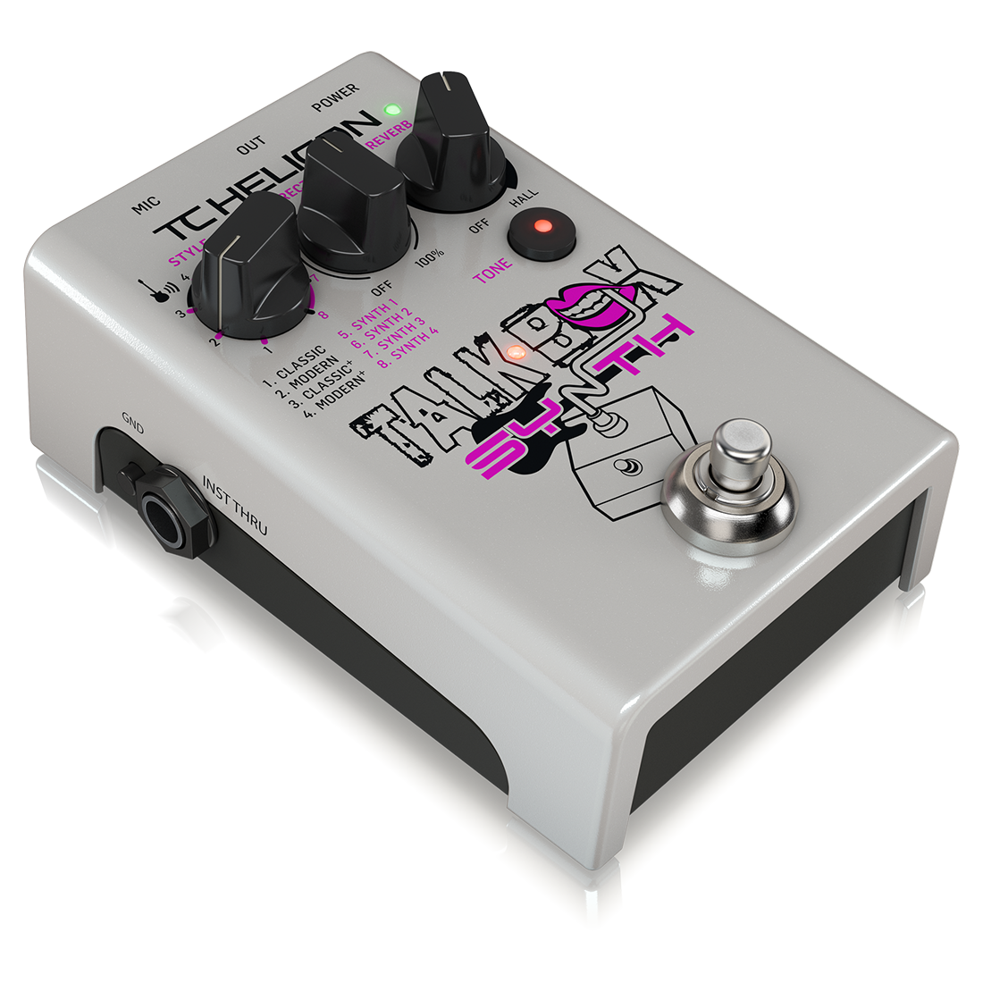 TC Helicon Talkbox Synth Studio-Quality Stompbox for Guitar Effects and Vocal Tone Polishing