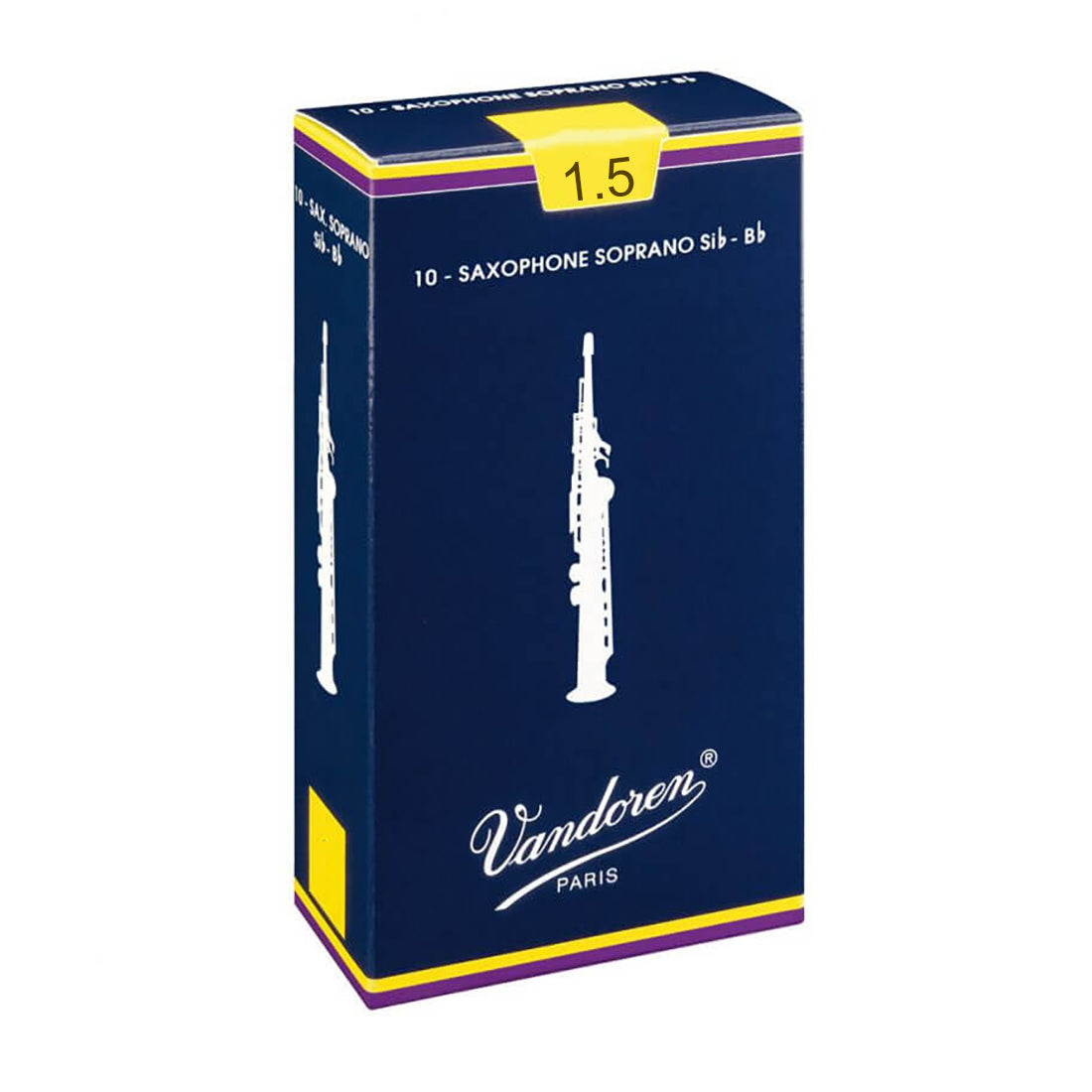 Vandoren Soprano Saxophone Reed Size 1.5