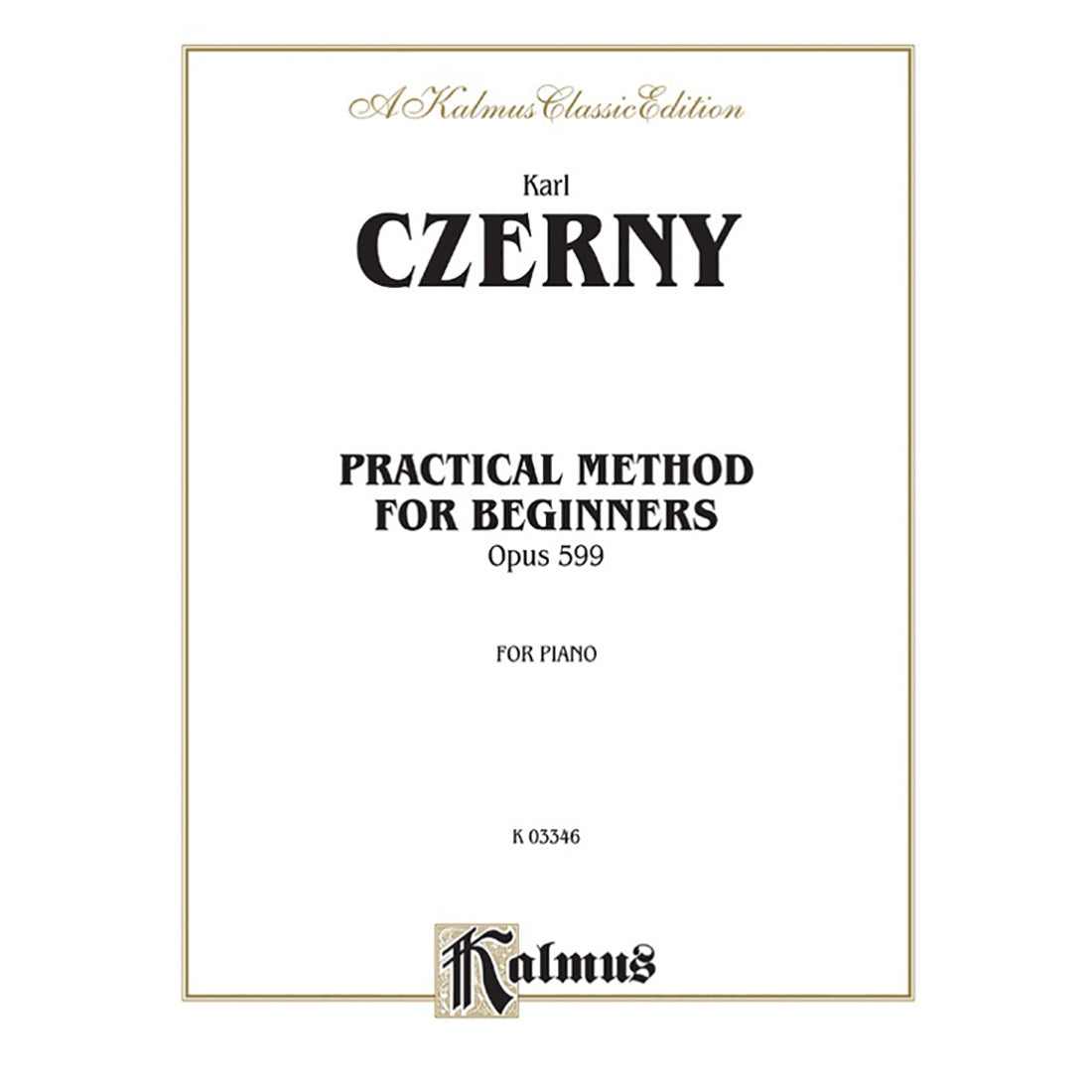 Czerny - Practical Method OP 599 Piano Forte