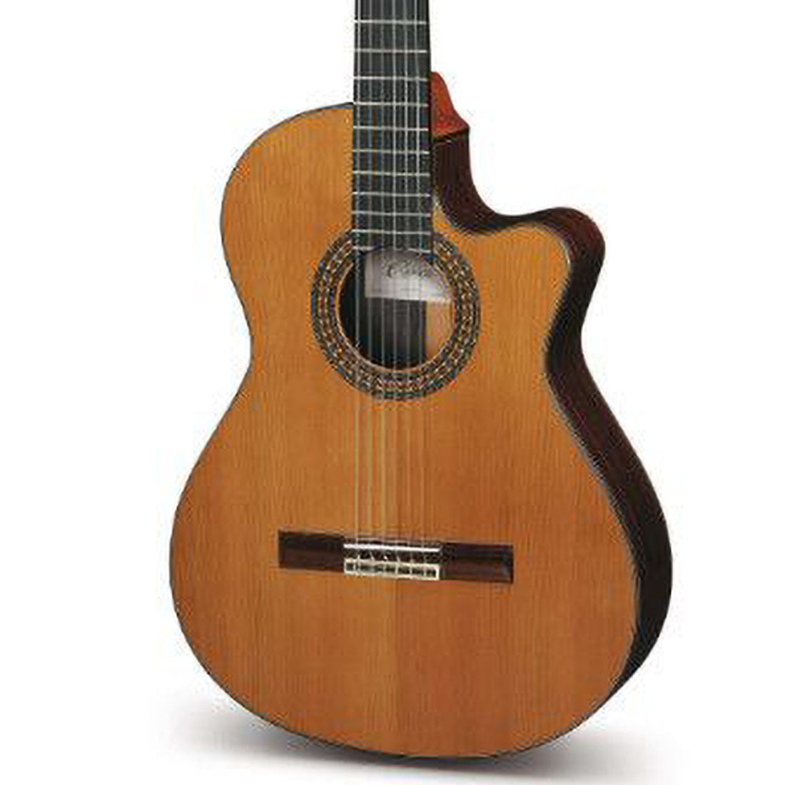 Cuenca 50R CW E2 Cutaway Classical Guitar