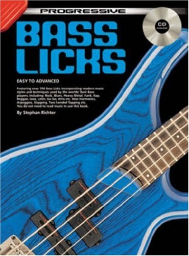 Progressive Bass Licks Book