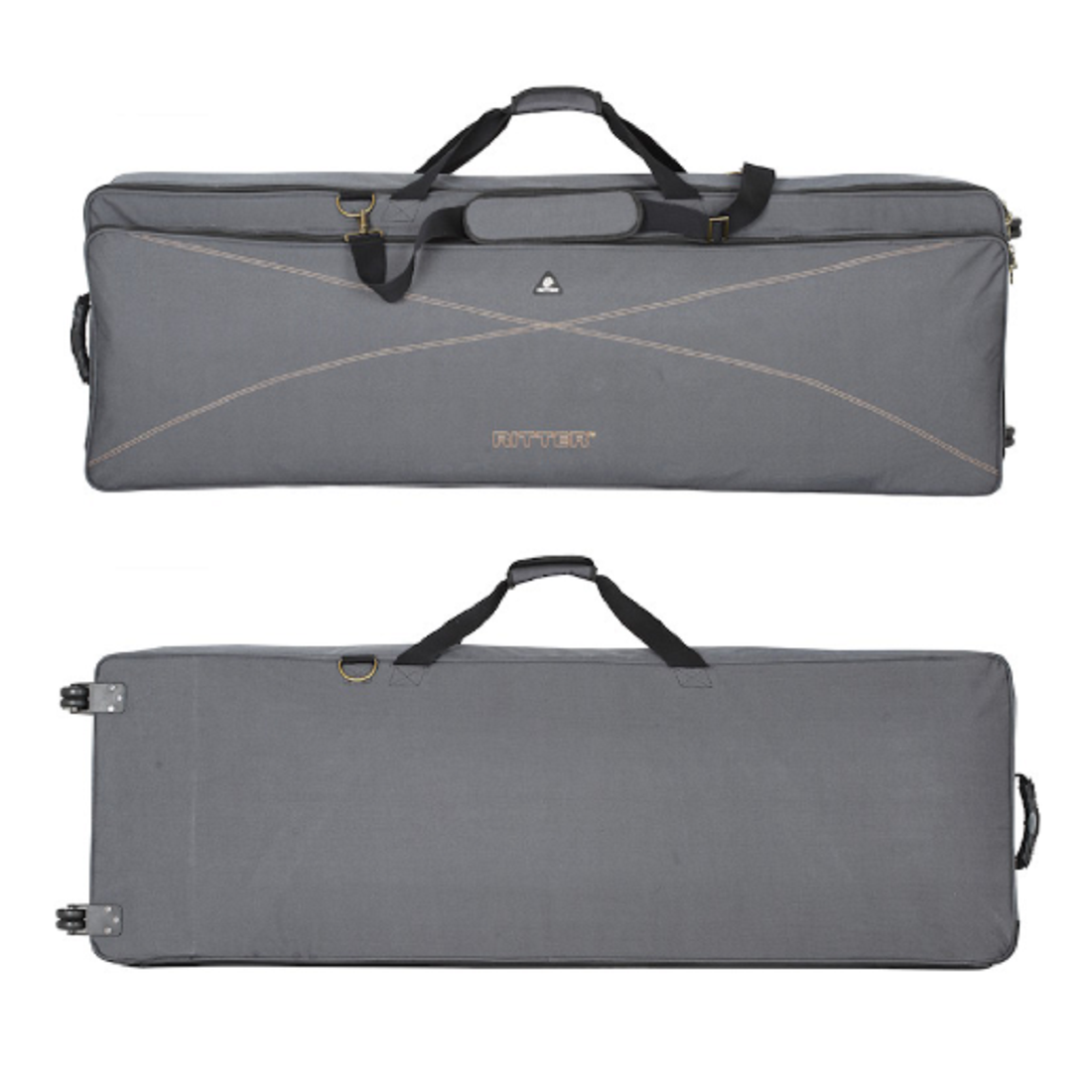 Ritter RKS7-45W/MGB Misty Grey-Leather Brown Keyboard Bag 1340x310x170mm w/Wheels