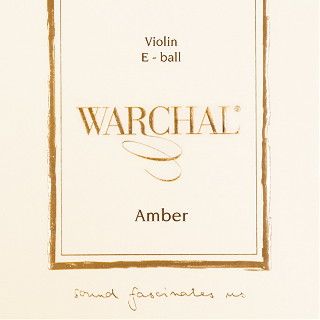 Warchal Violin Amber Ball E 4/4