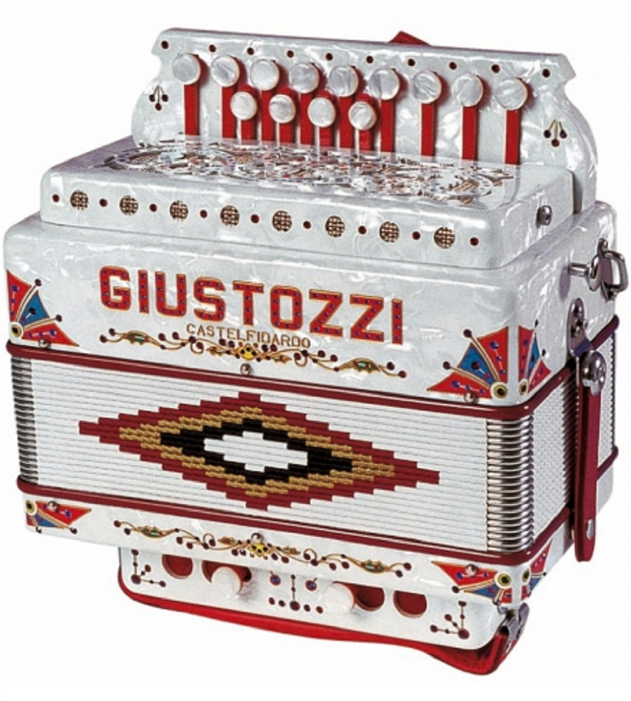 Giustozzi Diatonic 2 Bass with 13 Keys Accordion