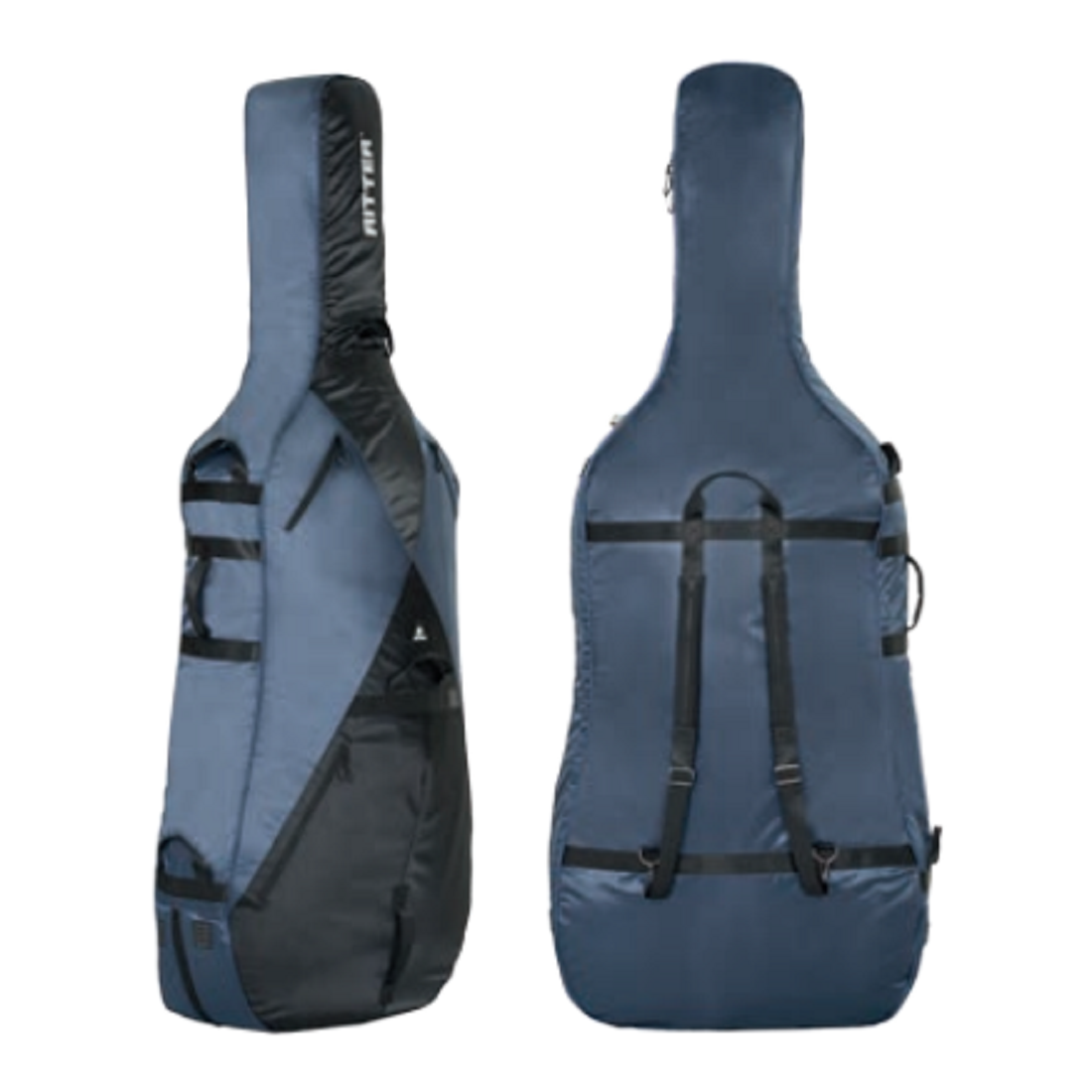 Ritter RSP5-DBF/NBK Navy-Black Grey 4/4 Size Double Bass Bag