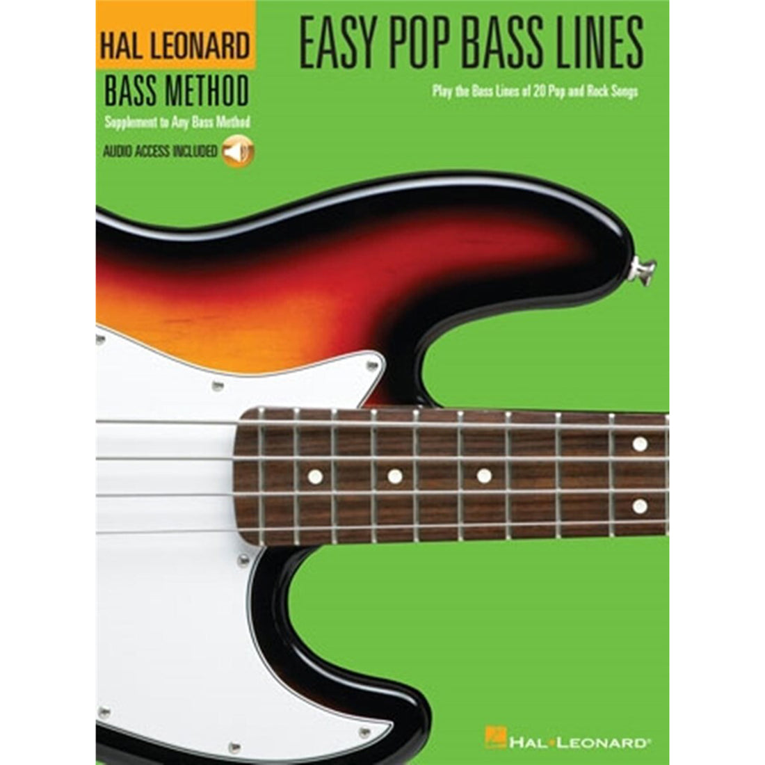 Hal Leonard Easy Pop Bass Lines Book