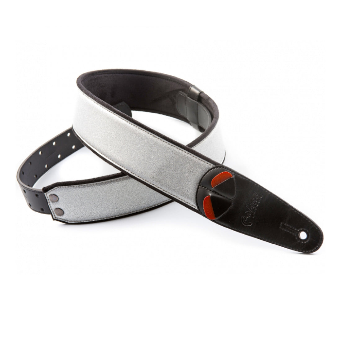 Right On Straps MOJO Stardust Silver Guitar Strap