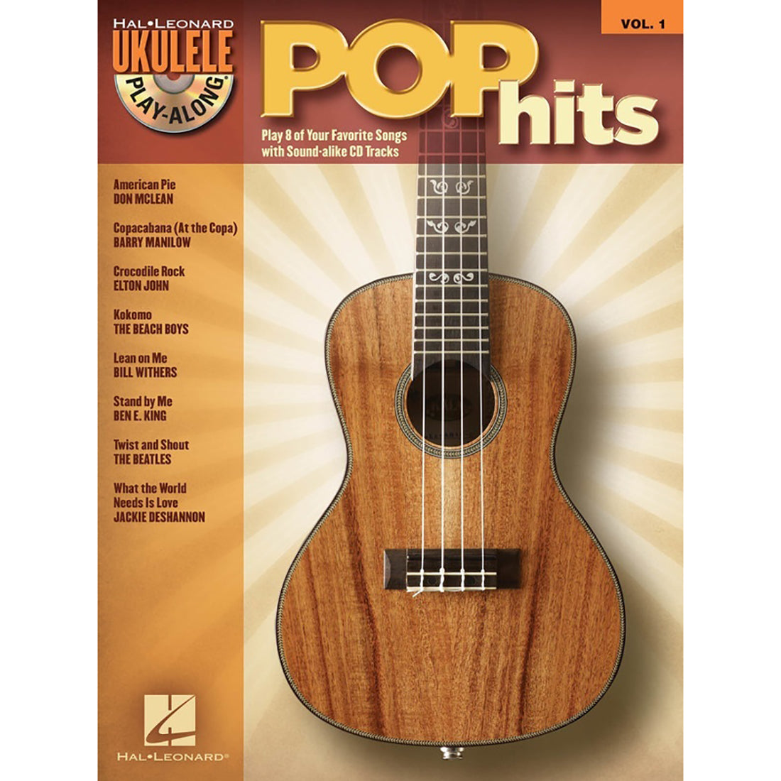 Pop Hits Ukulele Play A Long Book and CD