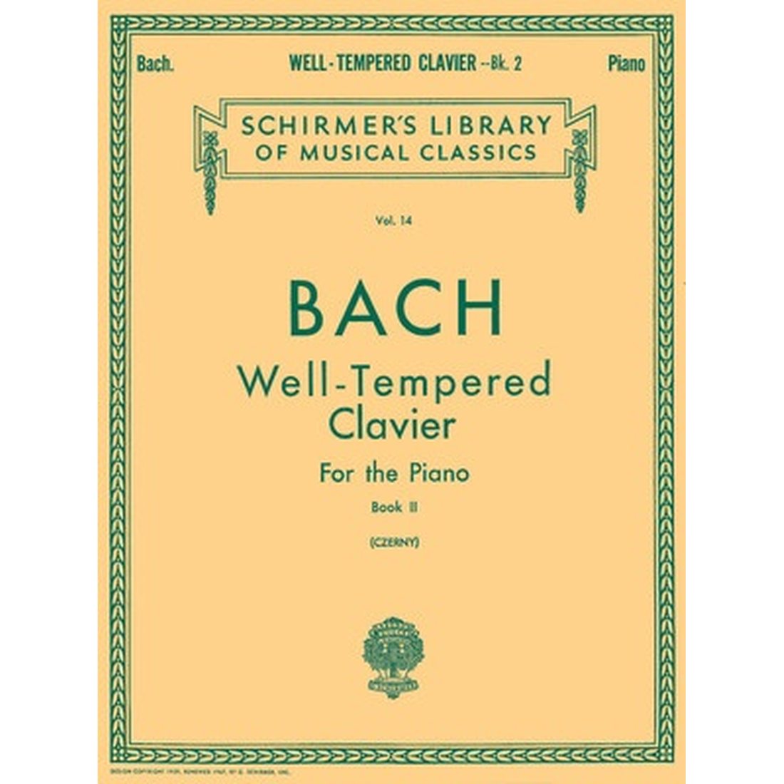 Well Tempered Clavier - Book 2