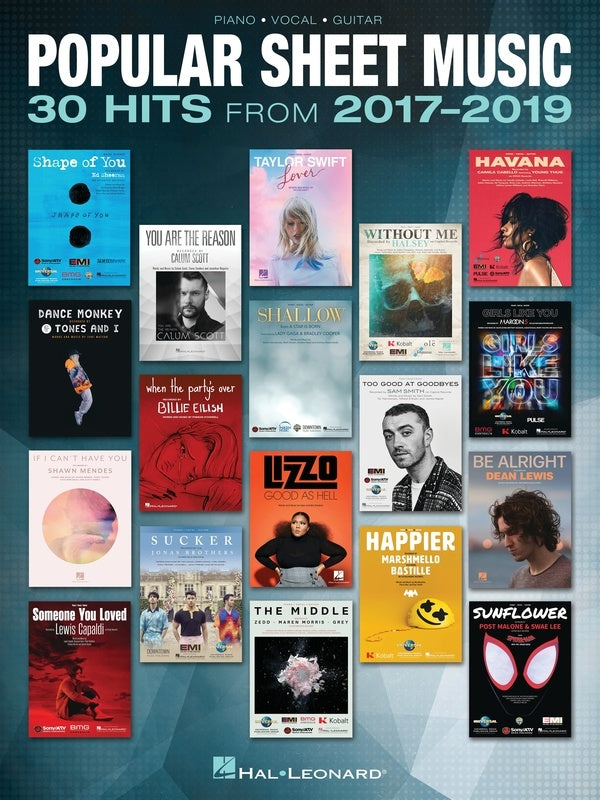 Popular Sheet Music 30 Hits from 2017-2019 Book