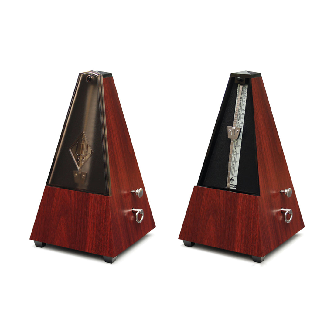 Wittner System Maelzel Series 810K Metronome in Mahogany Grain Colour Plastic Casing and Bell