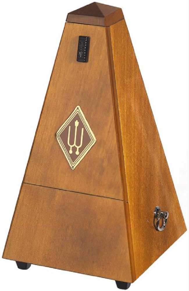 Wittner System Maelzel Series 810 Metronome in High Gloss Walnut Colour Wooden Casing with Bell