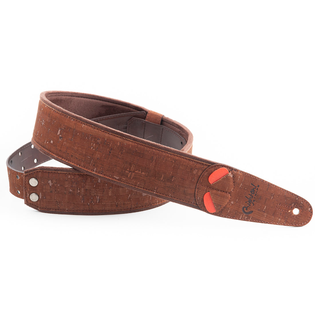 Right On Straps MOJO Cork Brown Guitar Strap