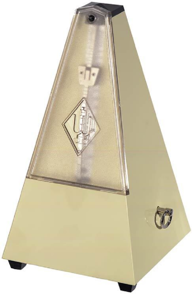 Wittner System Maelzel Series 810K Metronome in Ivory Colour Plastic Casing with Bell