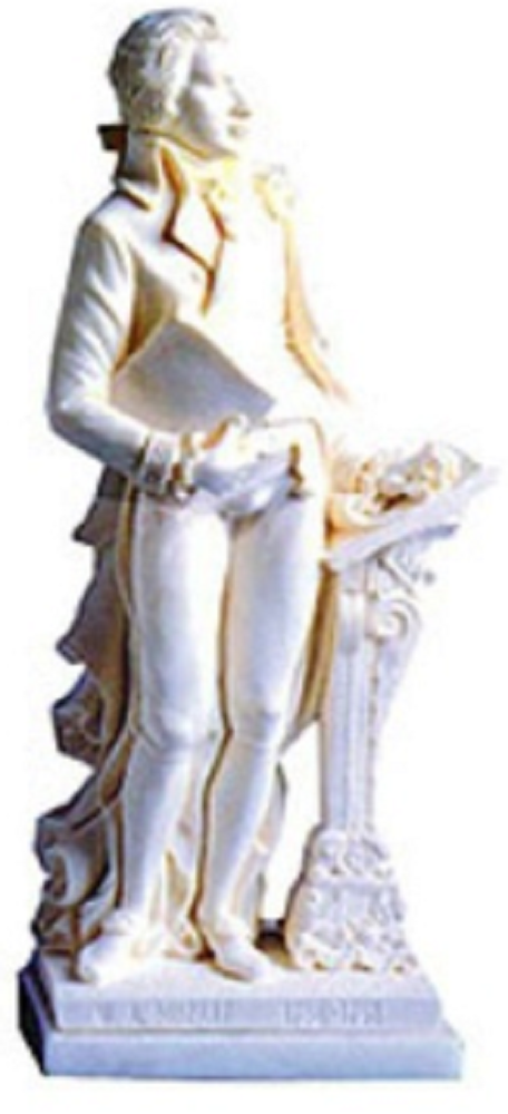 Marble Mozart 27cm Standing