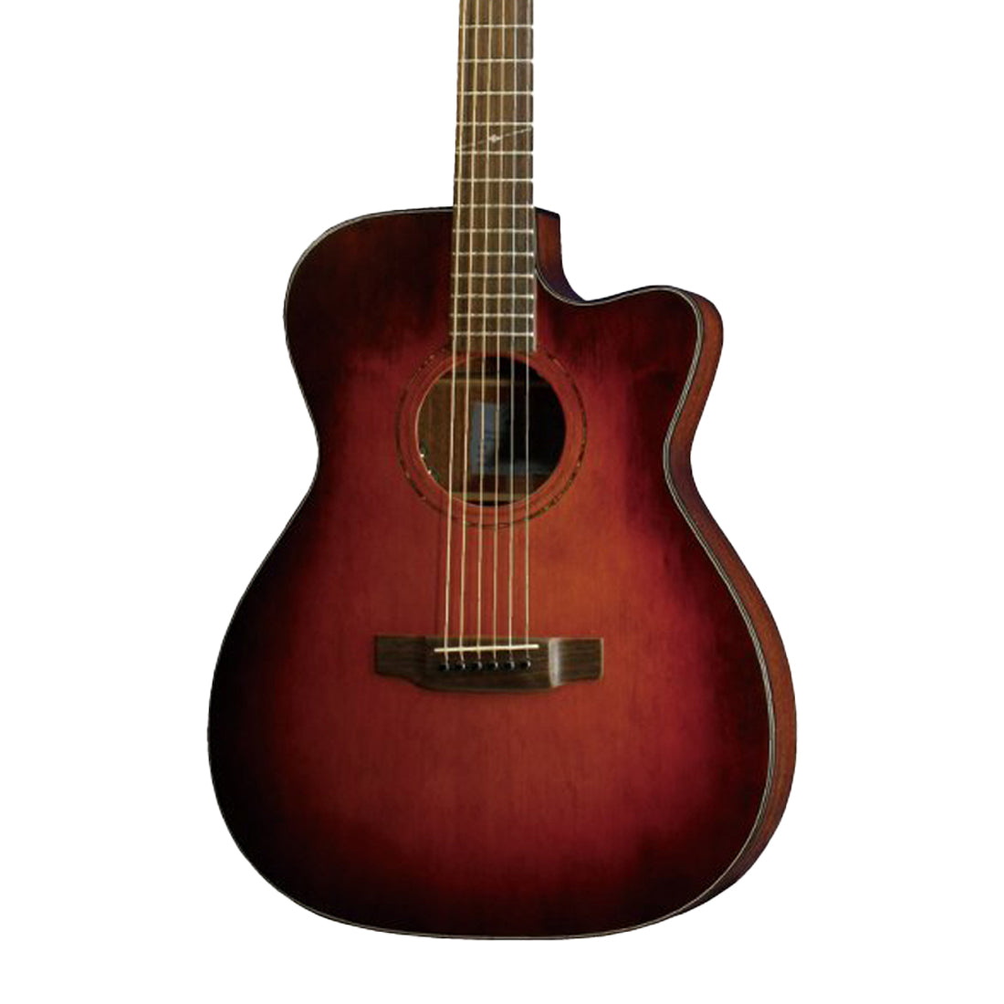 K.Yairi YFL-55CEVS Acoustic Electric Guitar with Cutaway, Solid Cedar Top, Sapele Laminate Back and Sides, VS - Vintage Sunburst