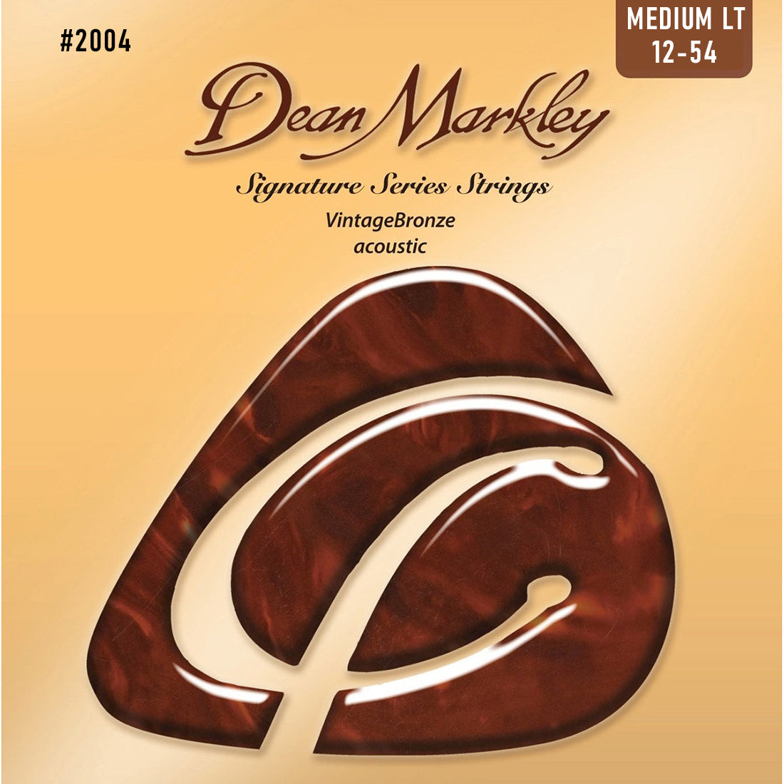 Corde per chitarra acustica Dean Markley Vintage Bronze Medium Light Singature Series 12-54