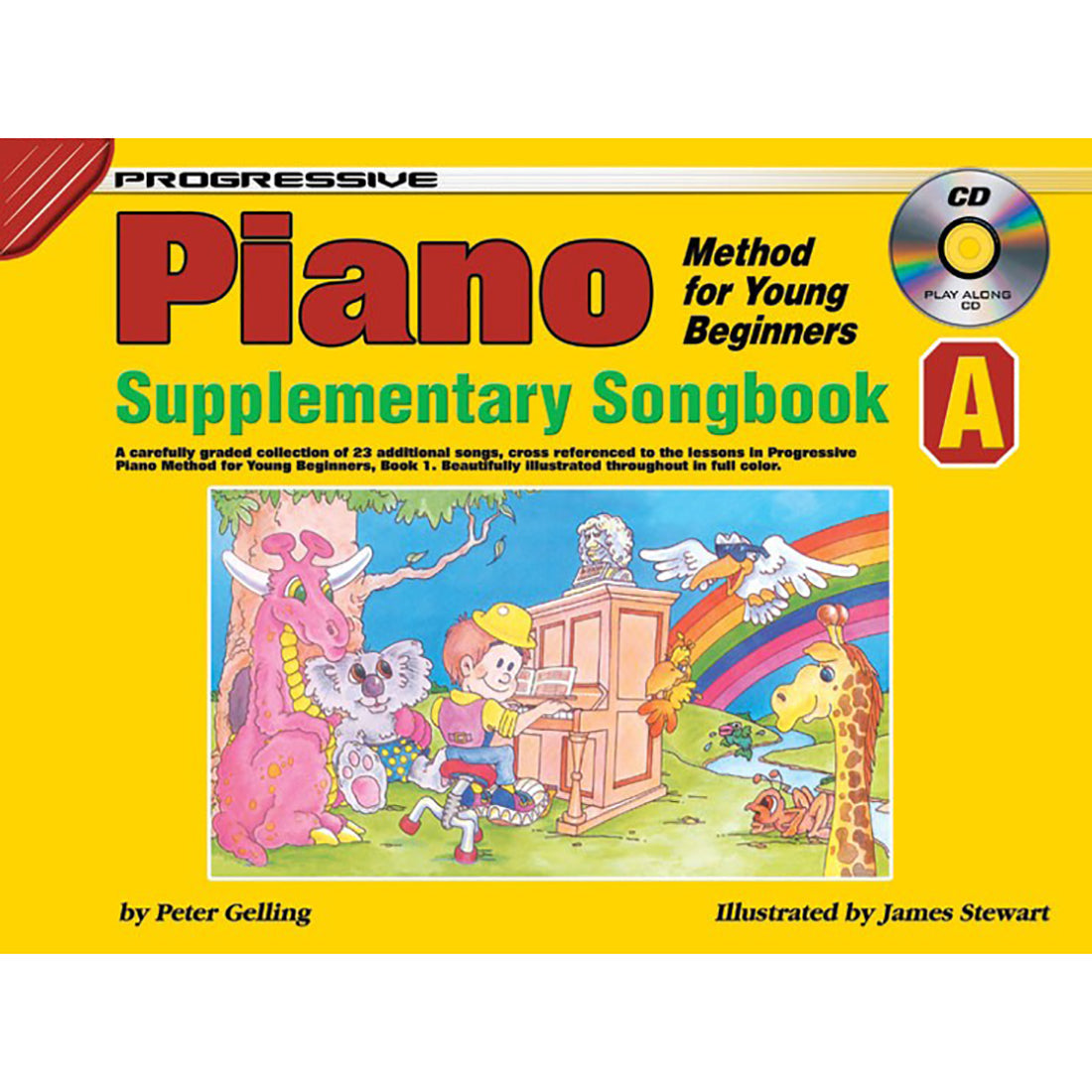 Metodo progressivo per pianoforte per giovani principianti Libro supplementare di canzoni A