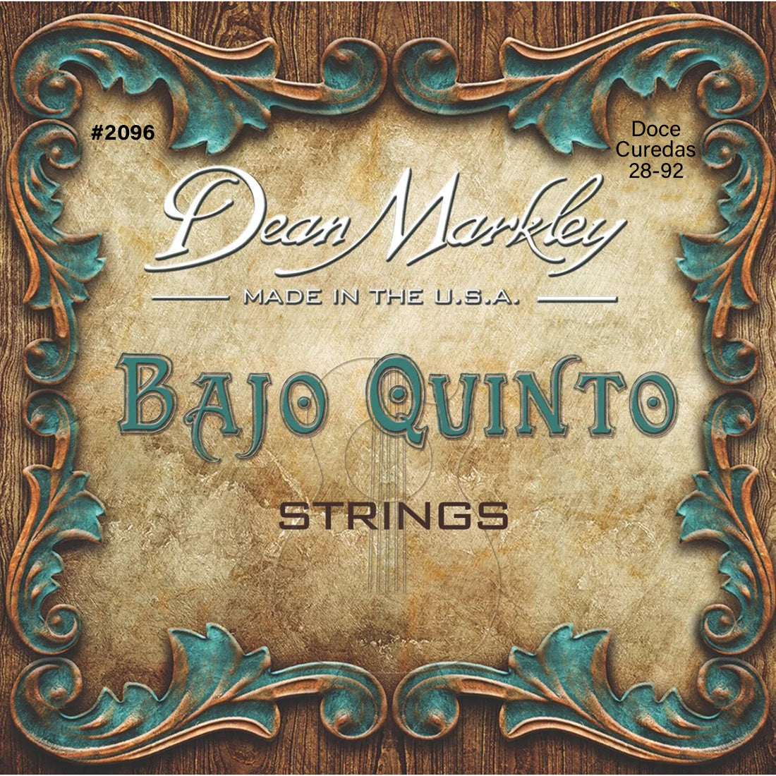 Dean Markley 2096 Bajo Sexto Doce Cuerdas Strings 28-92